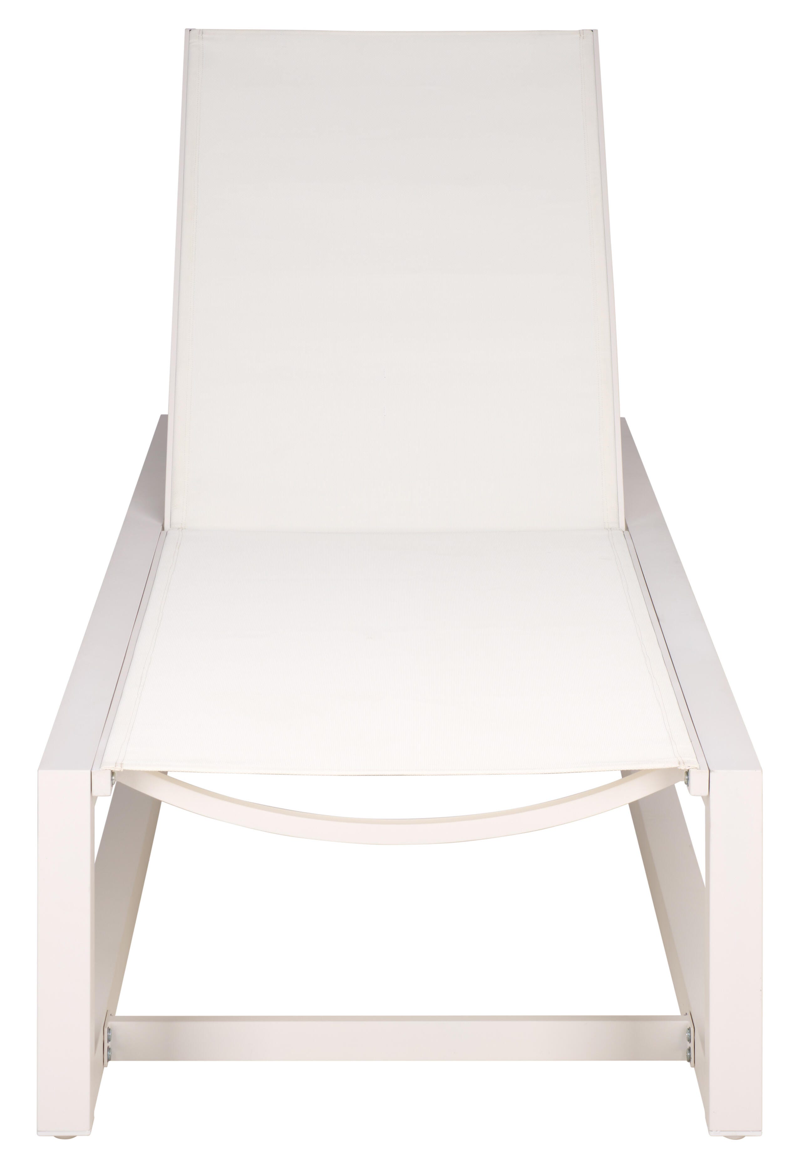 Safavieh Logan Outdoor Chaise Lounge, White, large