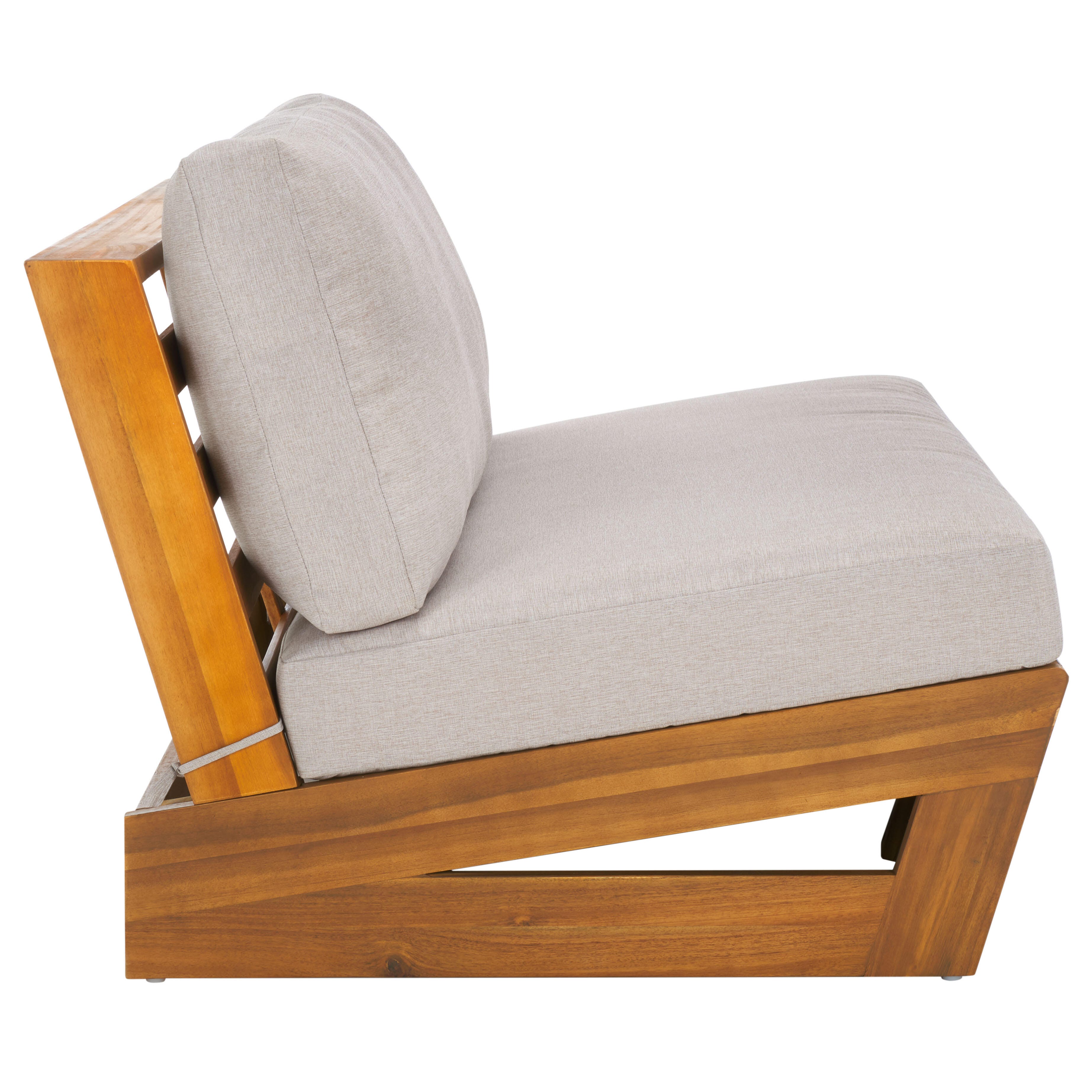 Safavieh Lynn Outdoor Loveseat, Natural/Light Gray, large