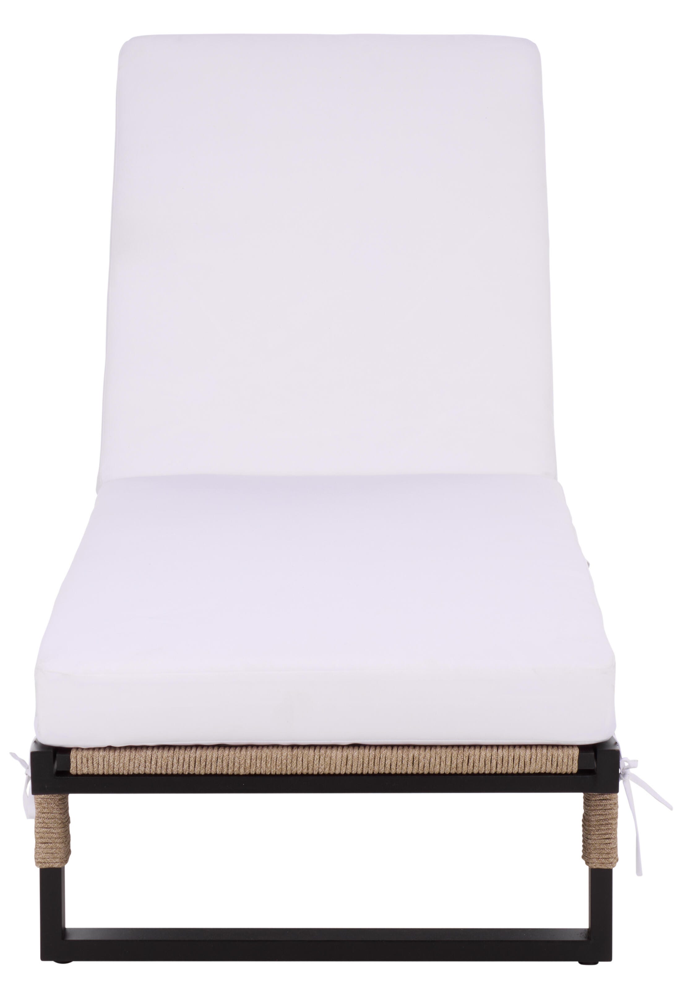 Safavieh Arman Outdoor Chaise Lounge, White, large