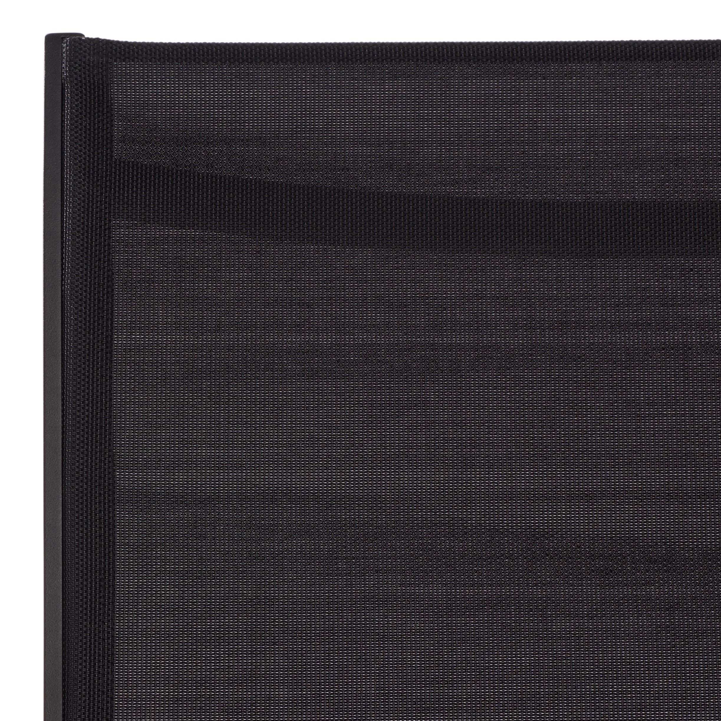 Safavieh Logan Outdoor Chaise Lounge, Black, large