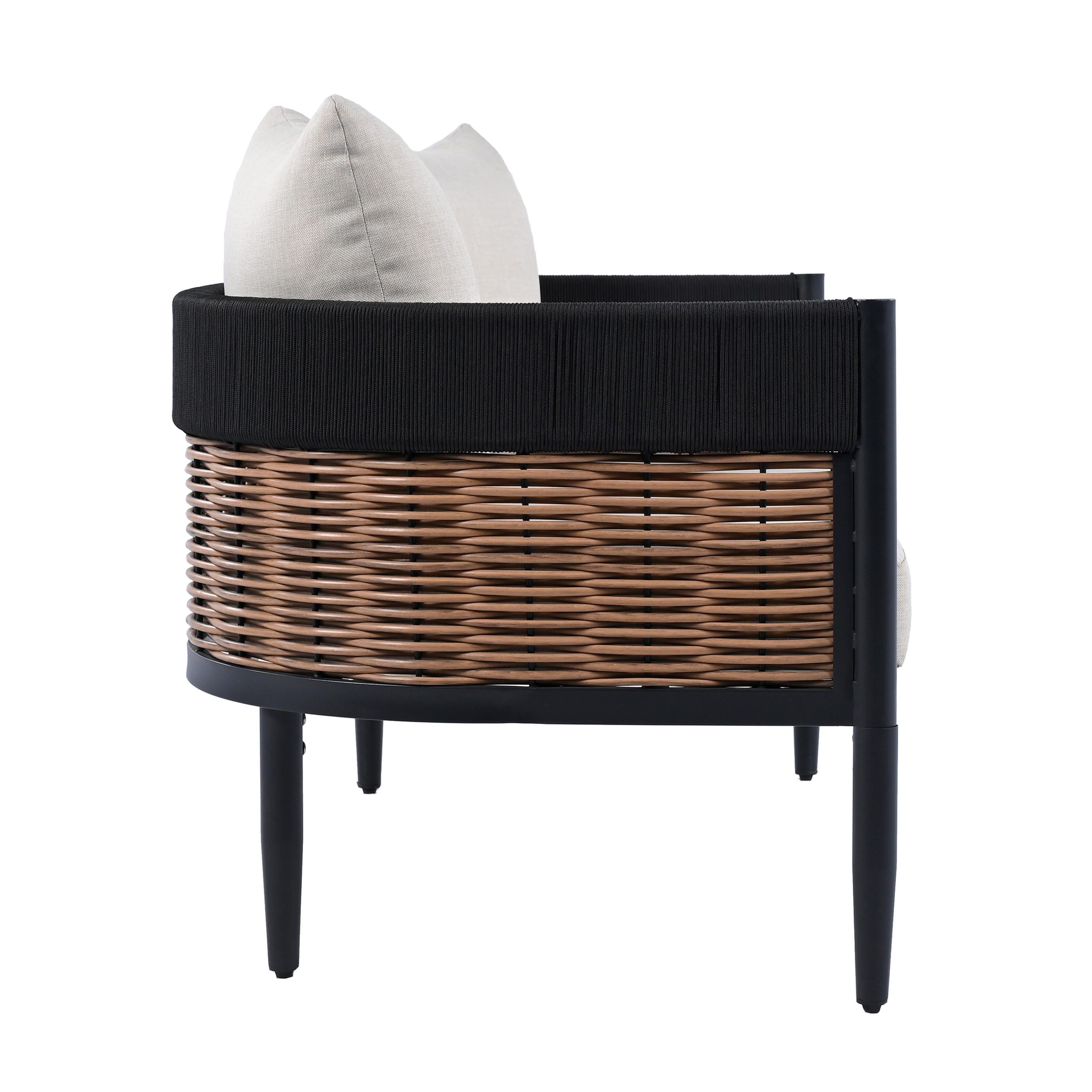 Safavieh Harrison Outdoor Loveseat, , large