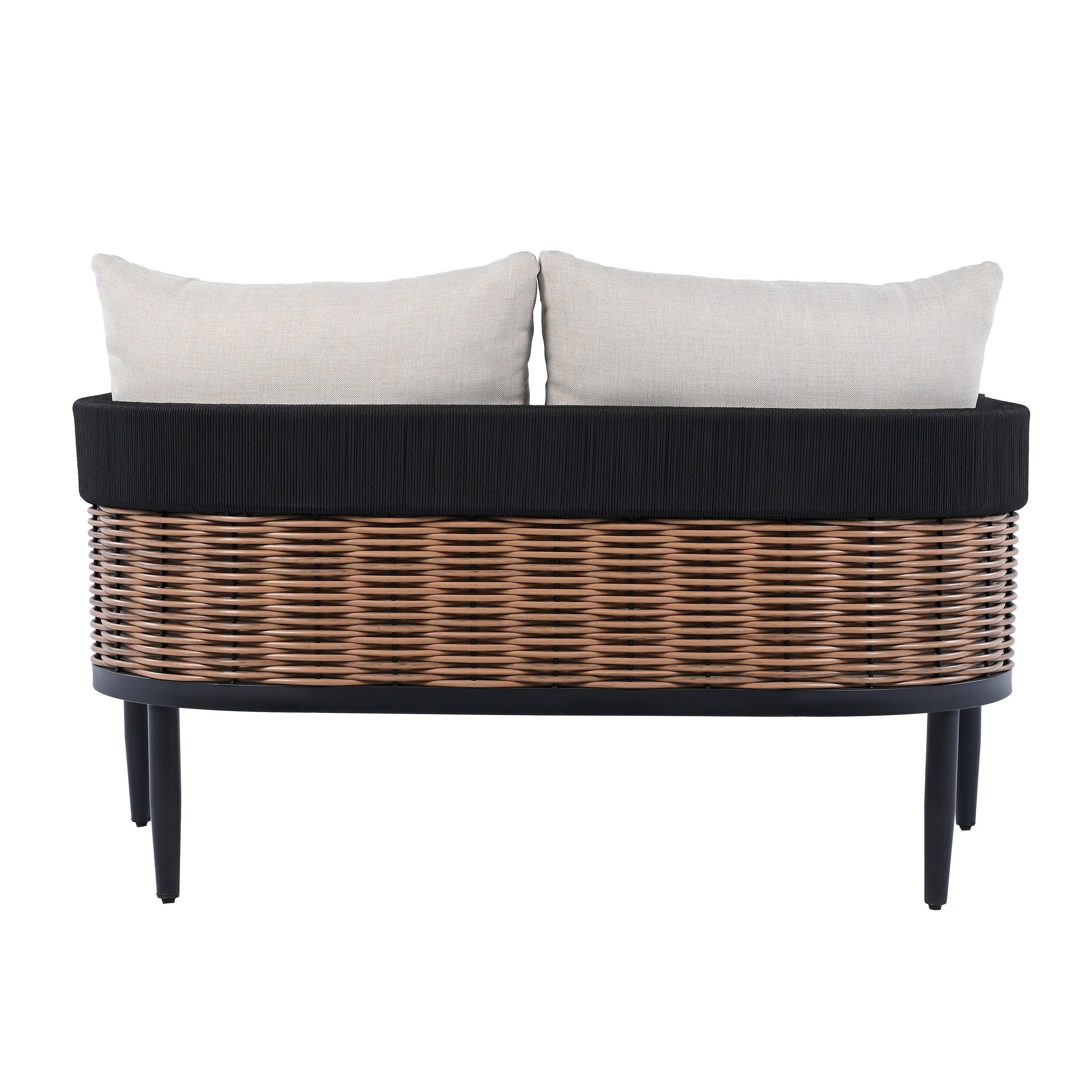 Safavieh Harrison Outdoor Loveseat, , large