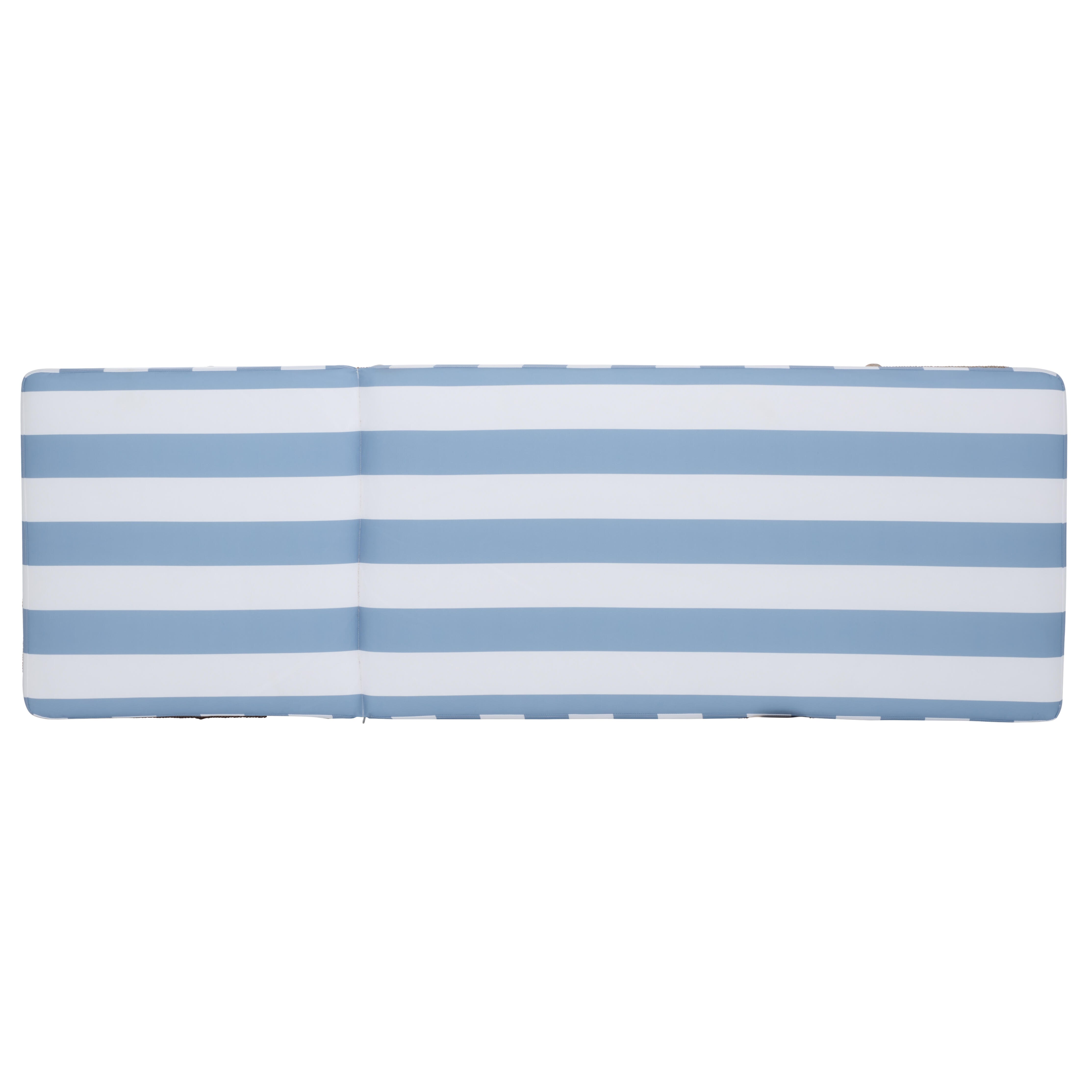 Safavieh Gillian Outdoor Chaise Lounge, Tan/Blue, large