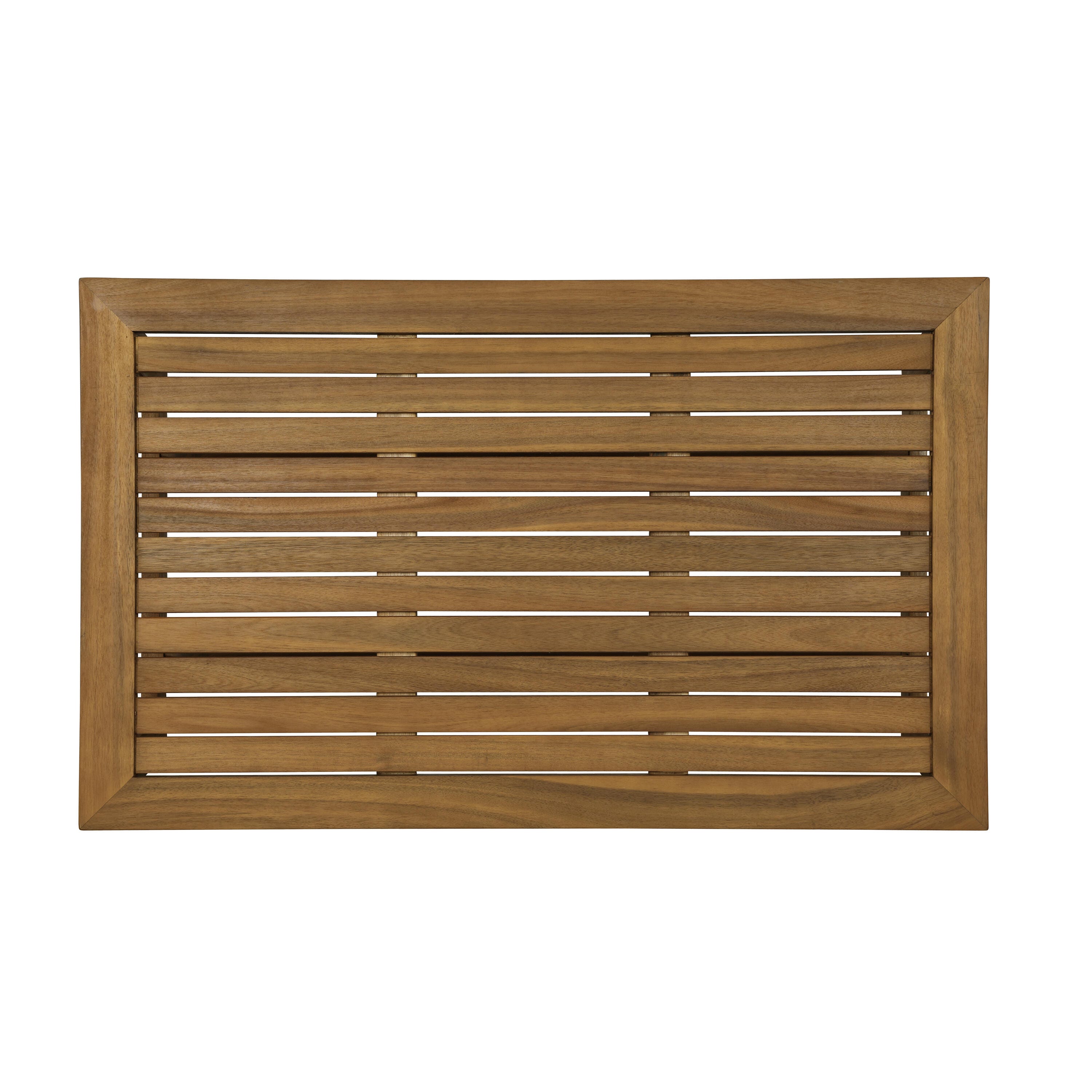 Linon Carmel Outdoor Cocktail Table, Brown, large