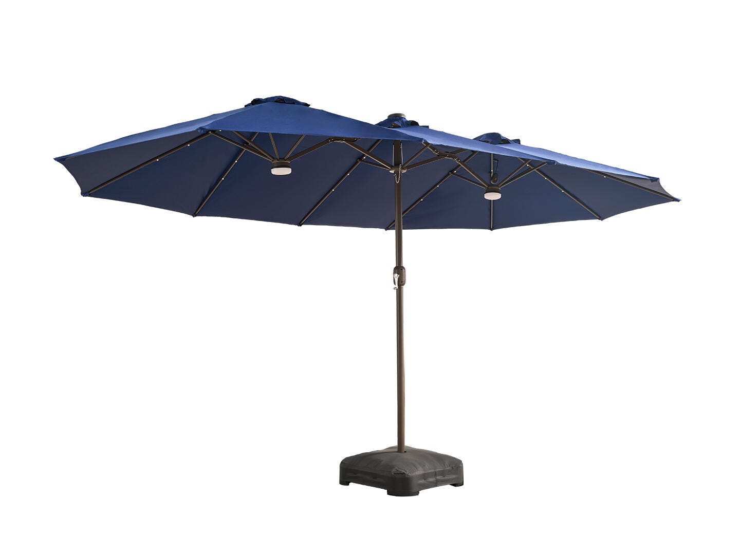 HOMLUX Premium 14.5' Outdoor Umbrella, Royal Blue, large