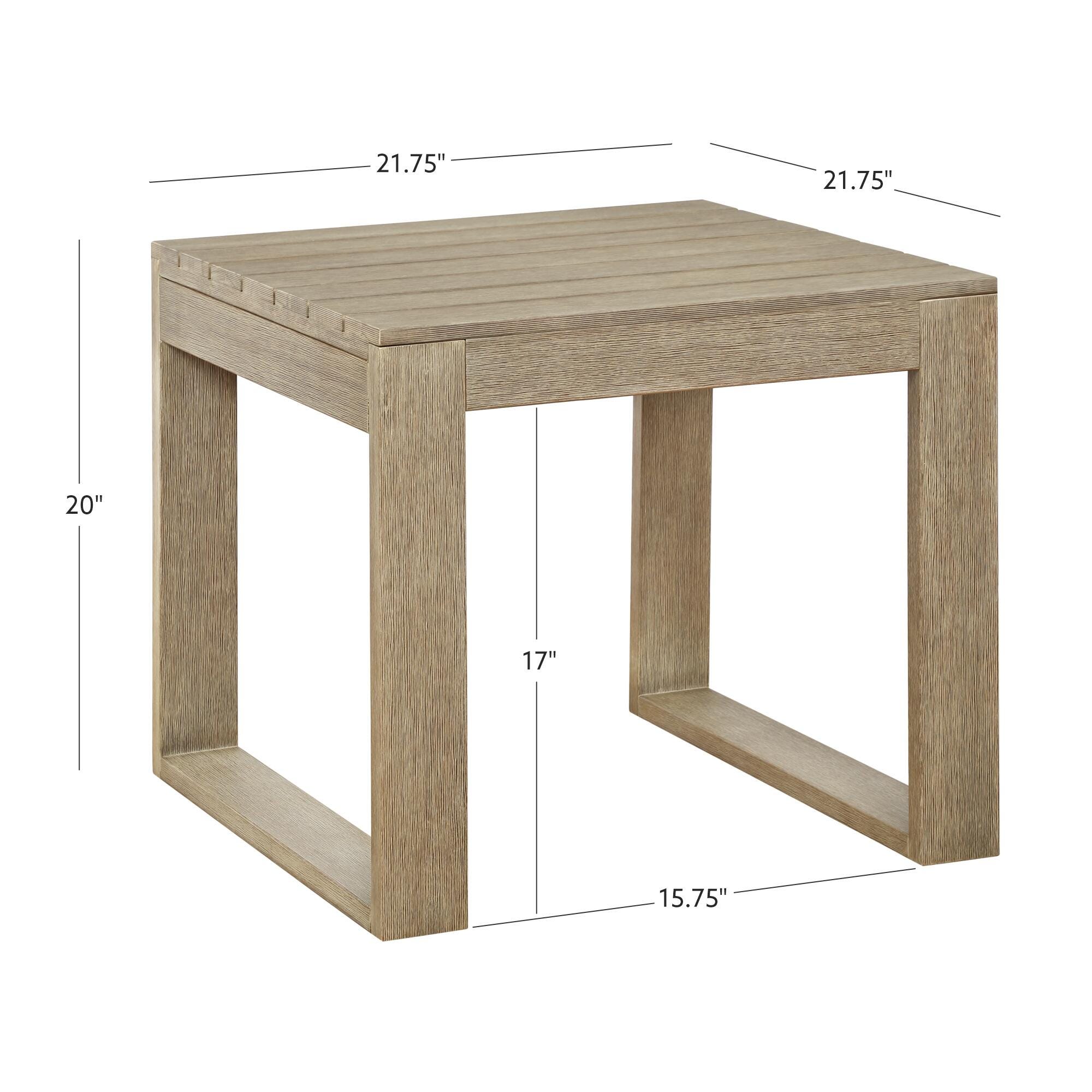 Linon Isles Outdoor Side Table, , large