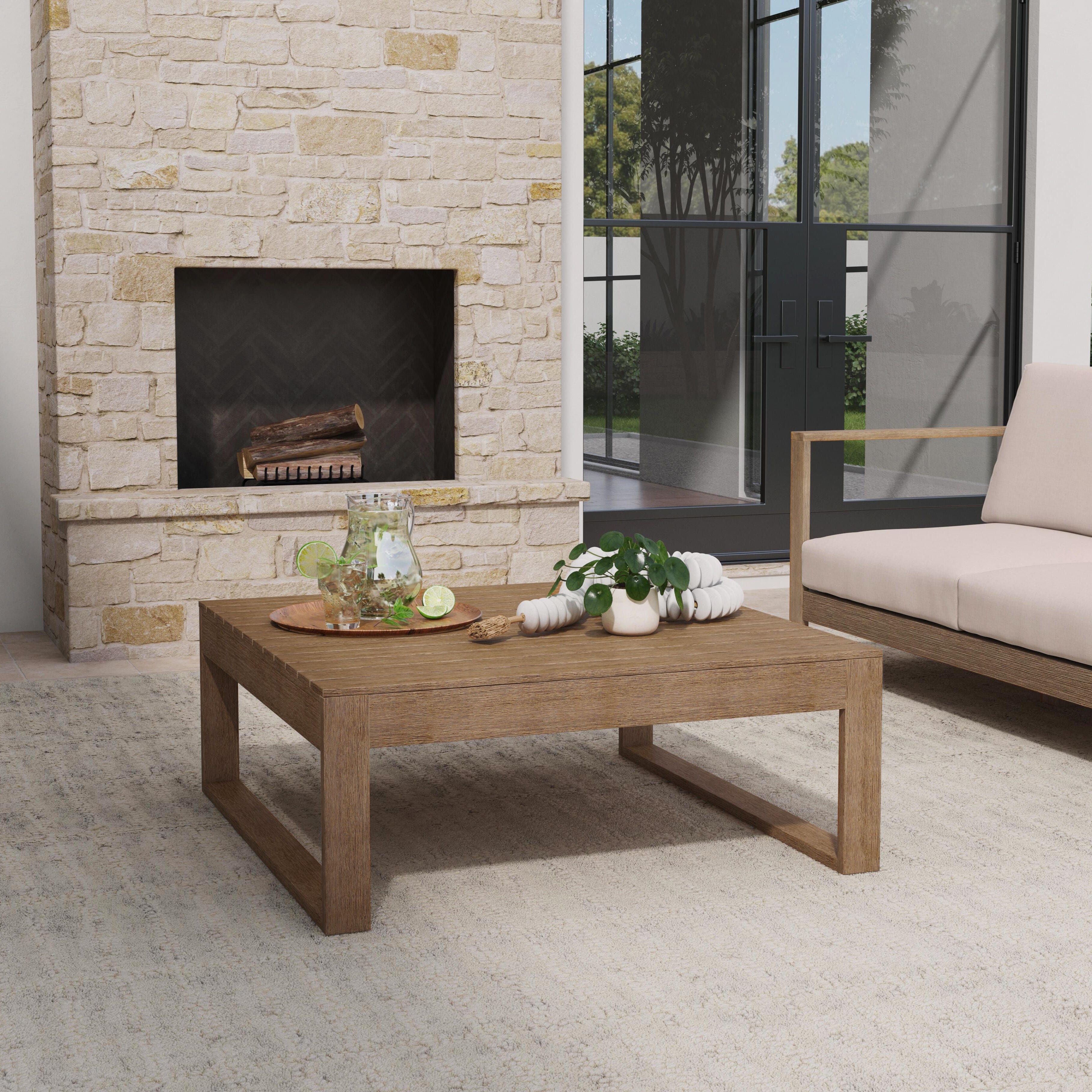 Linon Isles Outdoor Coffee Table, , rollover