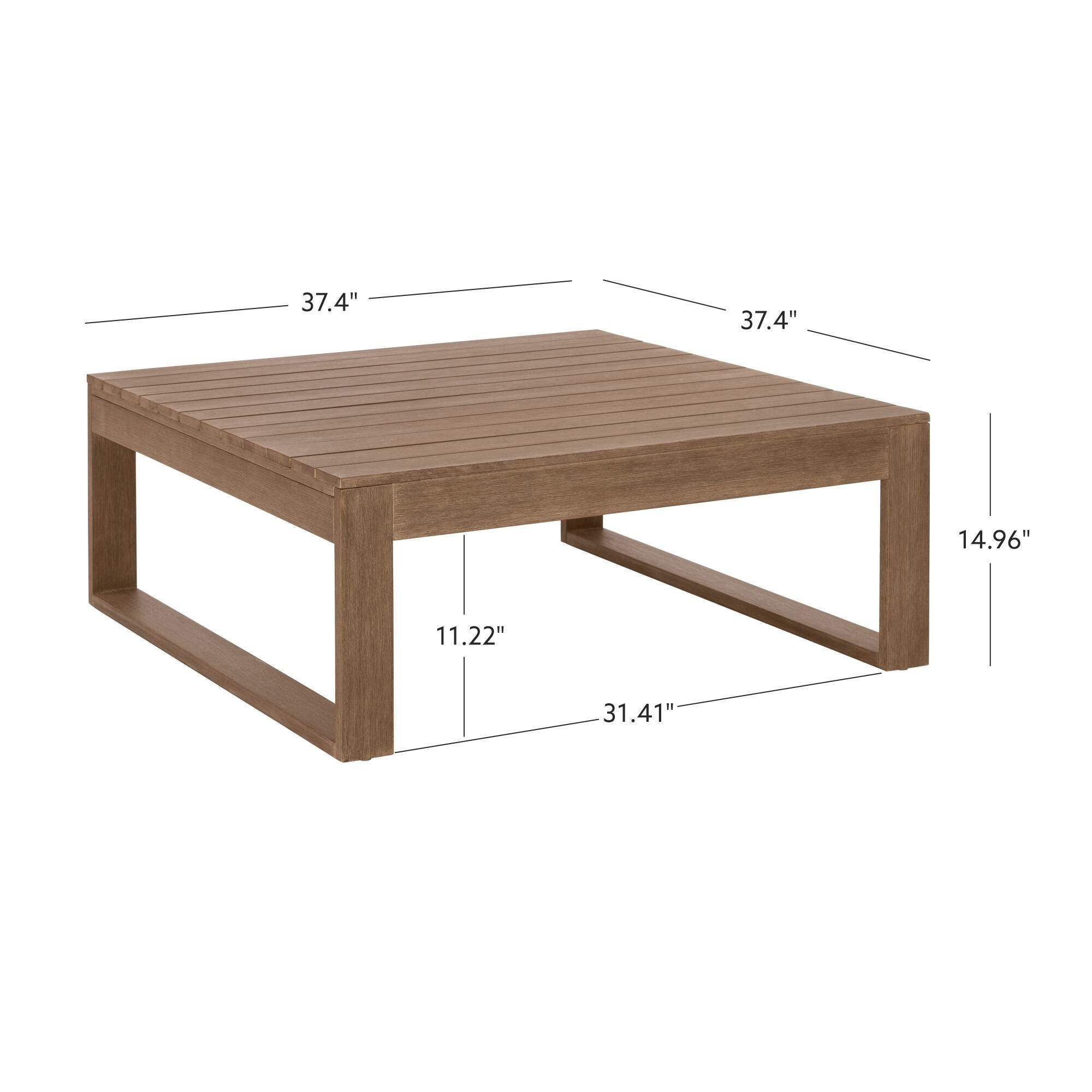 Linon Isles Outdoor Coffee Table, , large