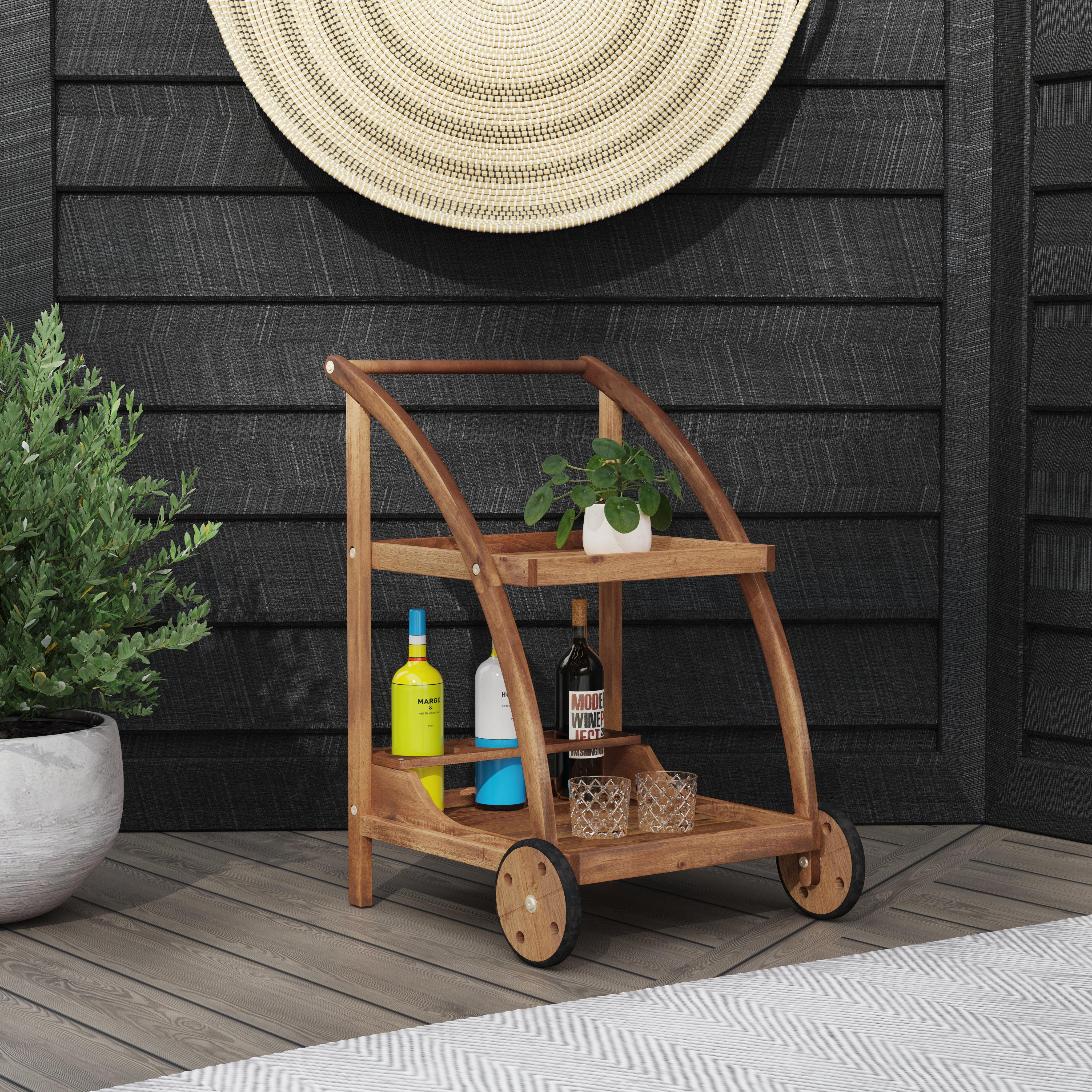 Linon Outdoor Bar Cart, , large