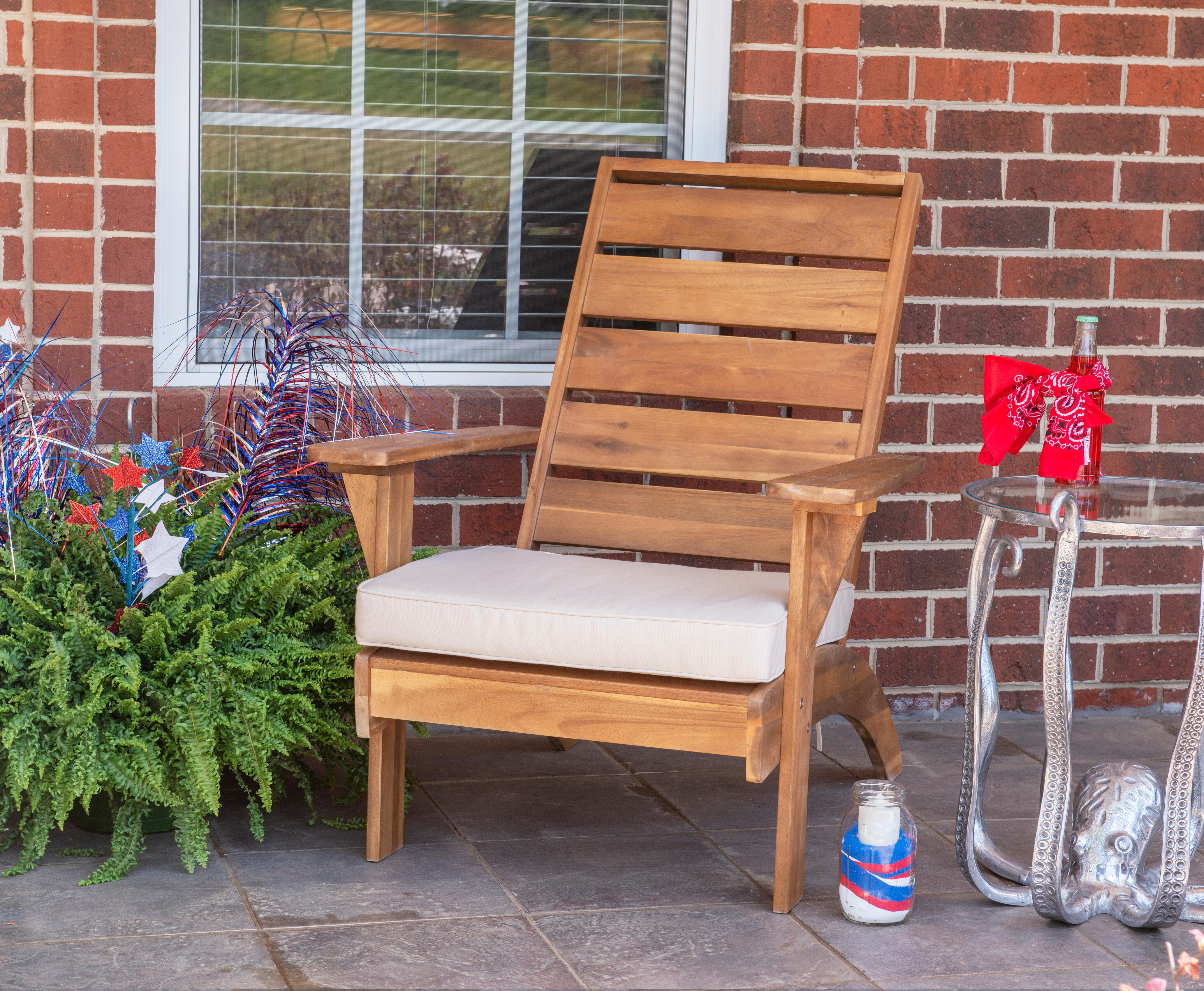 Linon Outdoor Adirondack Chair, , large