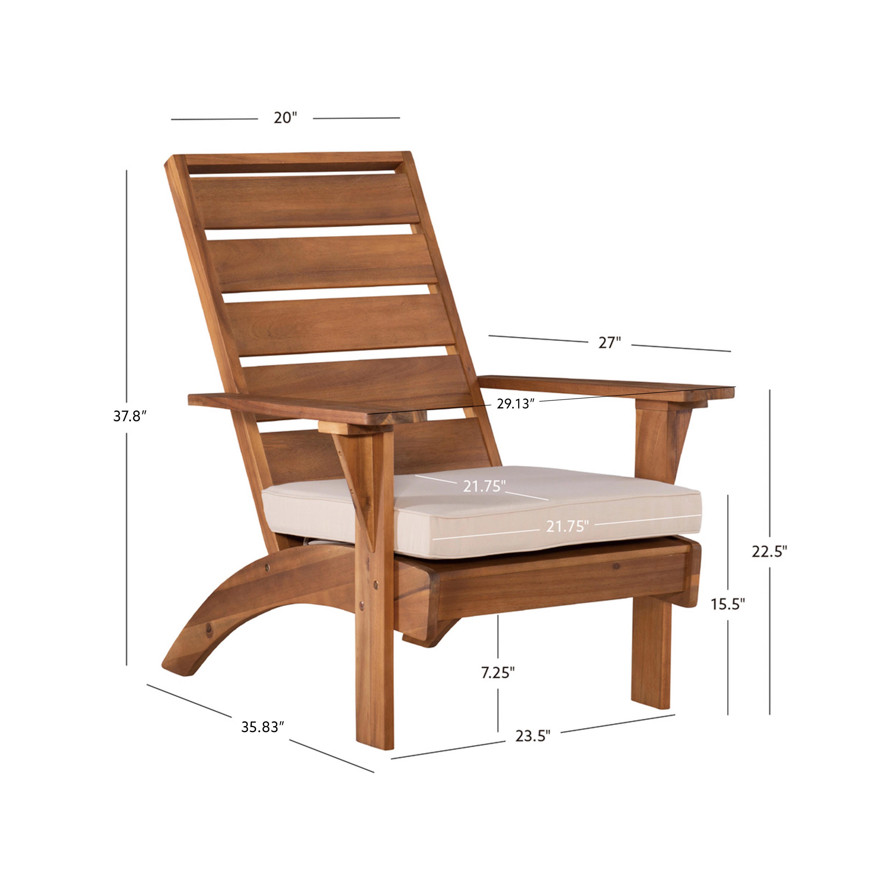 Linon Outdoor Adirondack Chair, , large