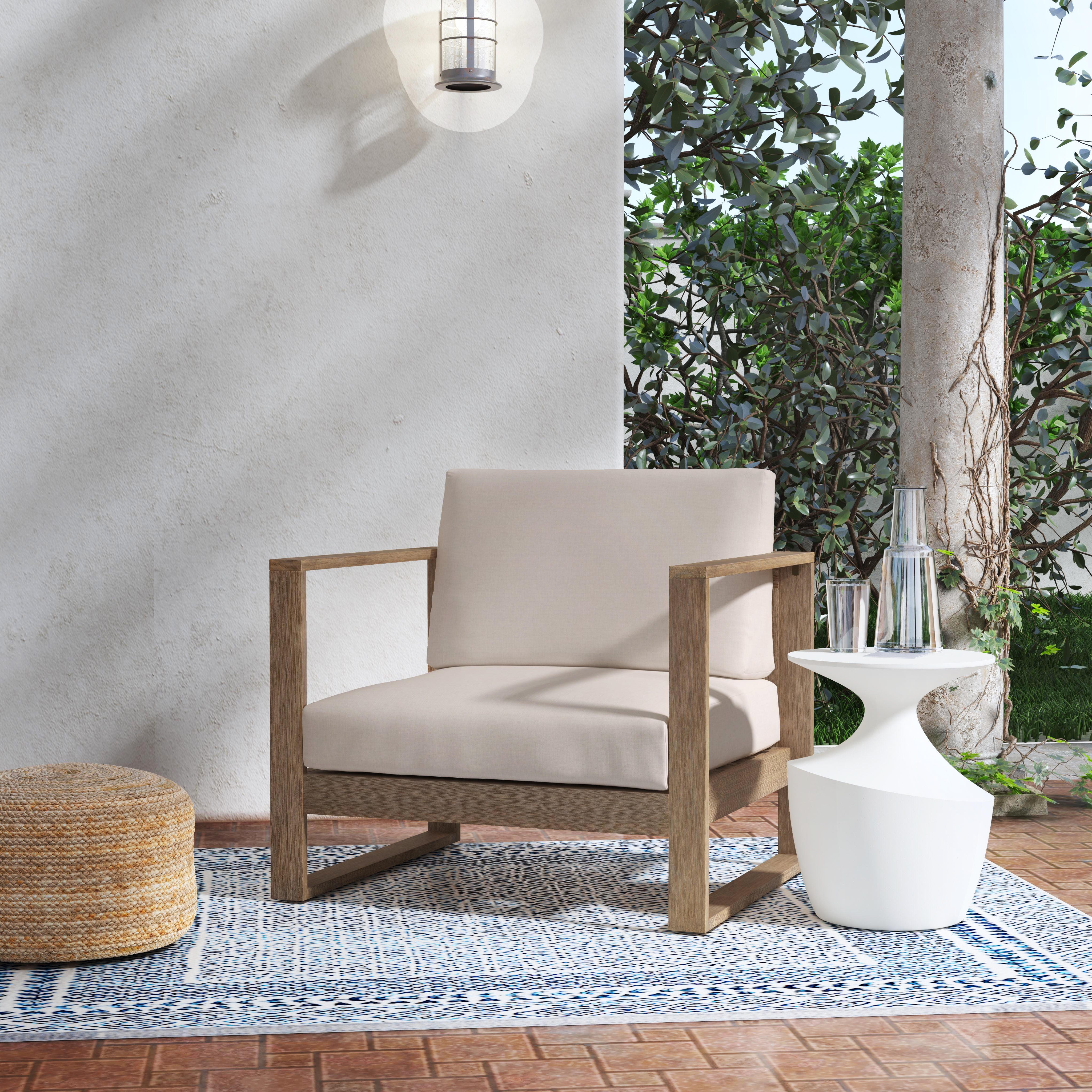 Linon Isles Outdoor Lounge Chair, , large