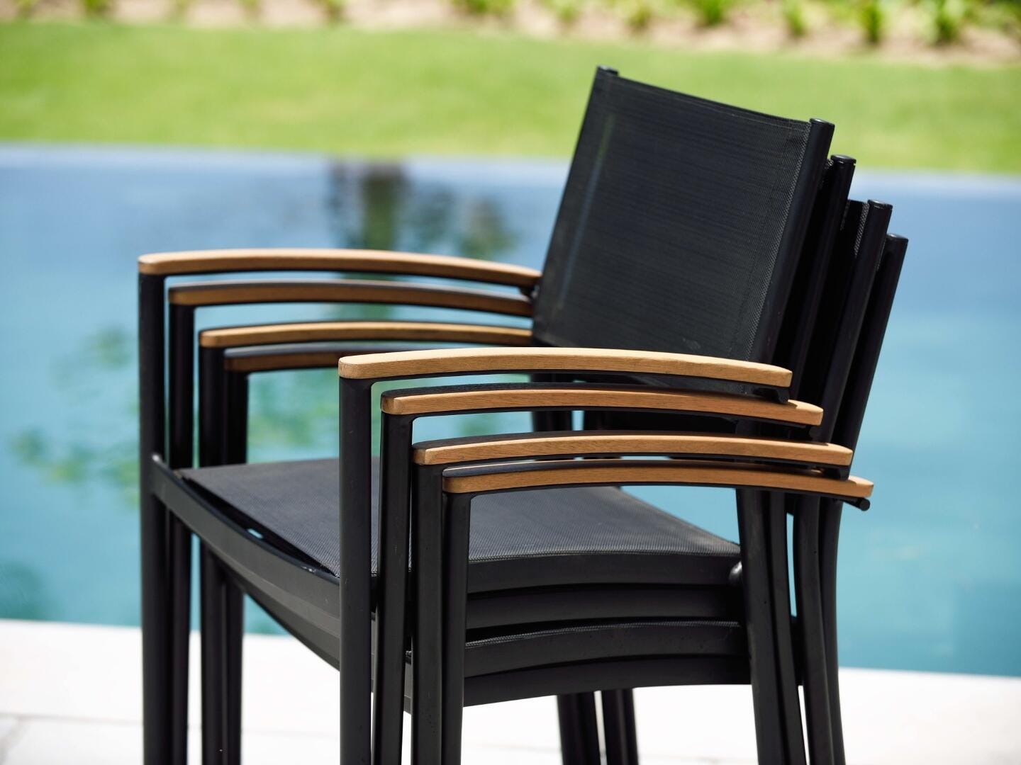 Amazonia Cleo Outdoor Extendable Dining Table and 12 Chairs, , large