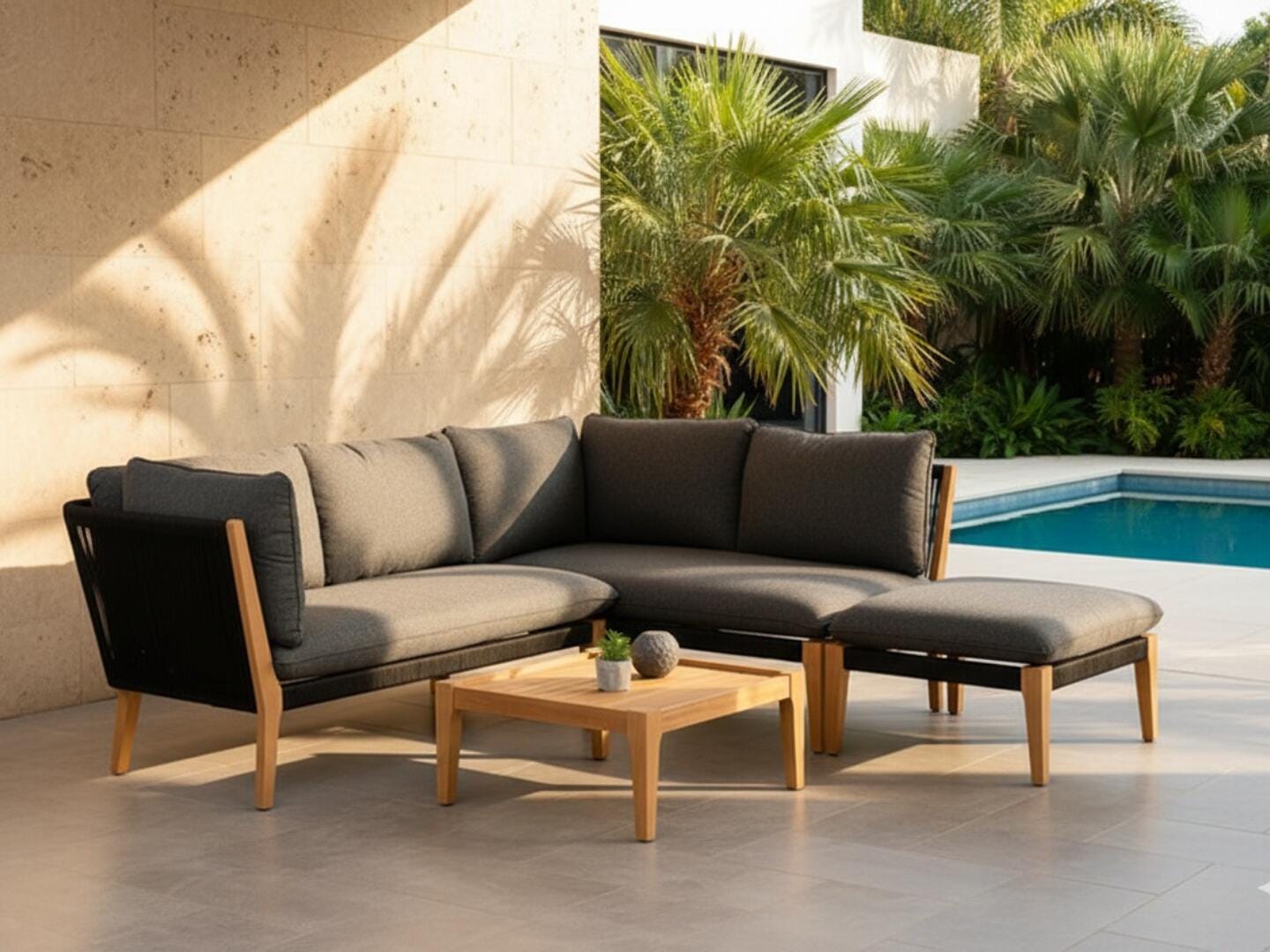 Amazonia Comfort 5-Piece Outdoor Sectional Set, , rollover