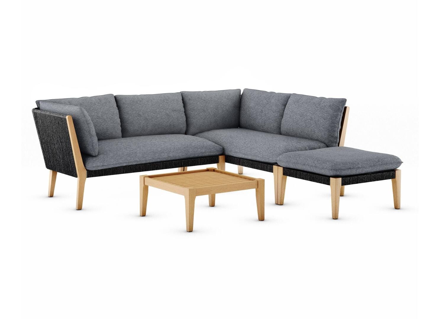 Amazonia Comfort 5-Piece Outdoor Sectional Set, , large
