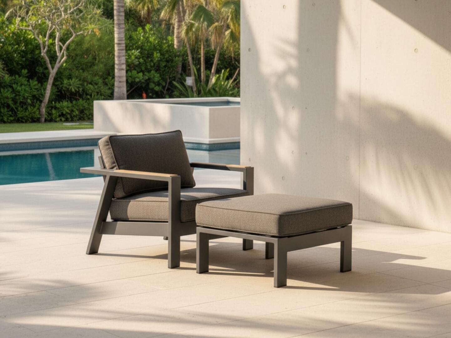Amazonia Lupa Outdoor Sofa and Ottoman, , rollover