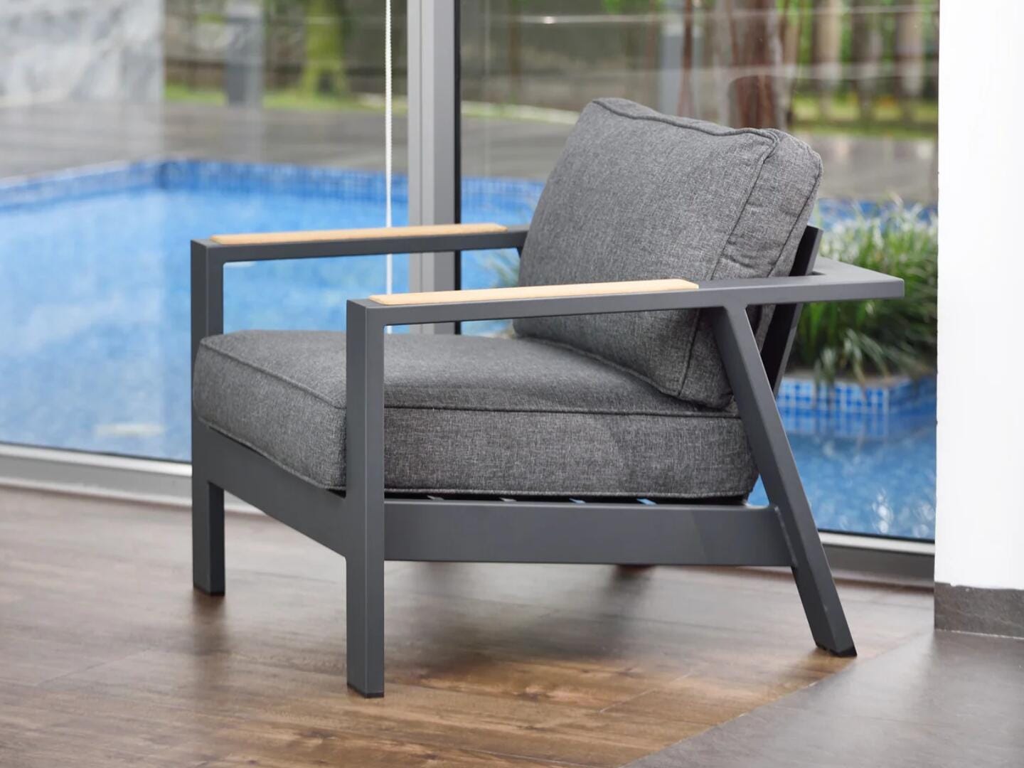 Amazonia Lupa Outdoor Sofa and Ottoman, , large