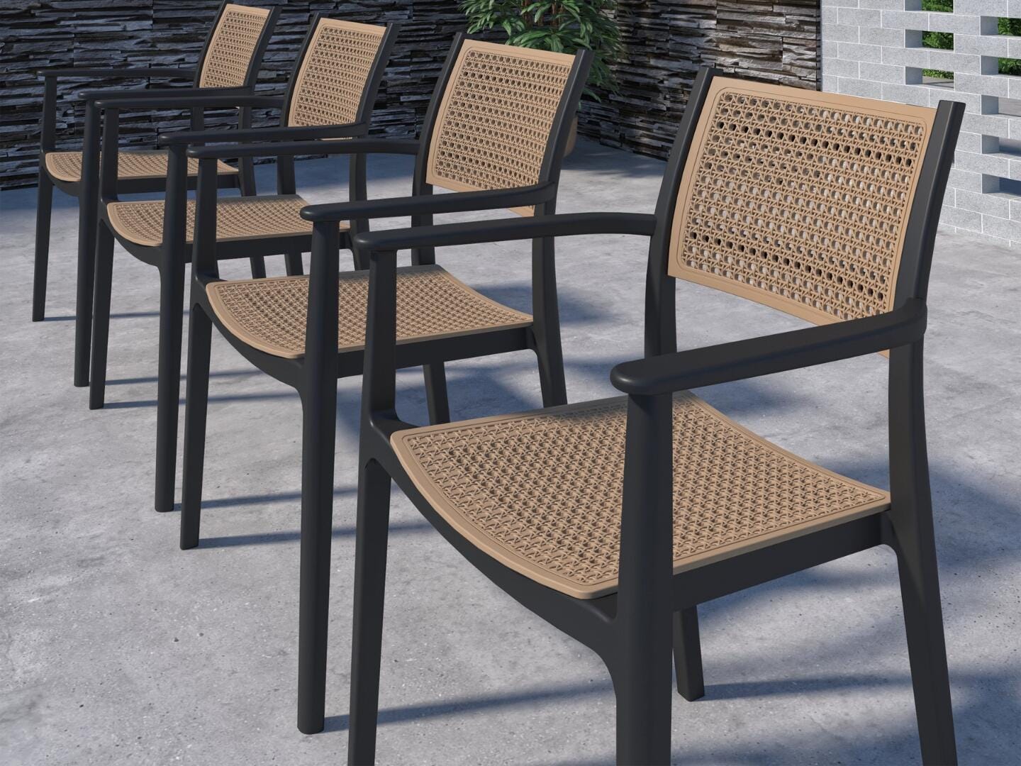 Amazonia More Outdoor Dining Table and 6 Chairs, , large
