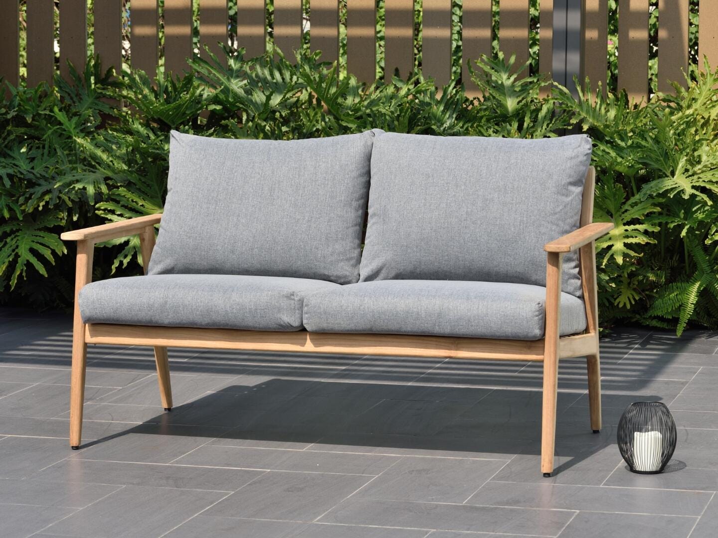 Amazonia Shaniq Outdoor Loveseat with 2 Chairs and Coffe Table, , large