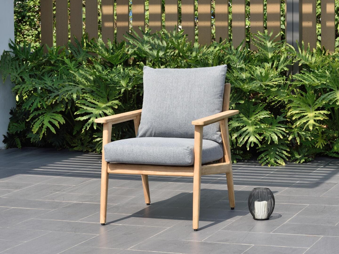 Amazonia Shaniq Outdoor Loveseat with 2 Chairs and Coffe Table, , large