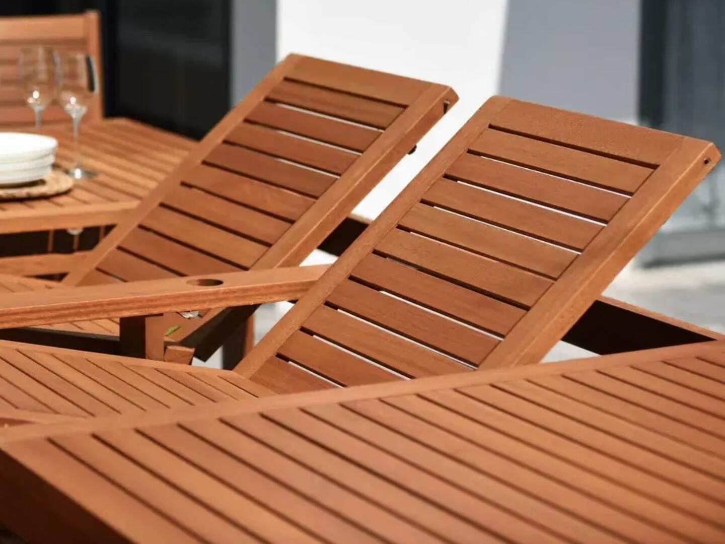 Amazonia Whitehaven Outdoor Extendendable Dining Table and 10 Chairs, , large
