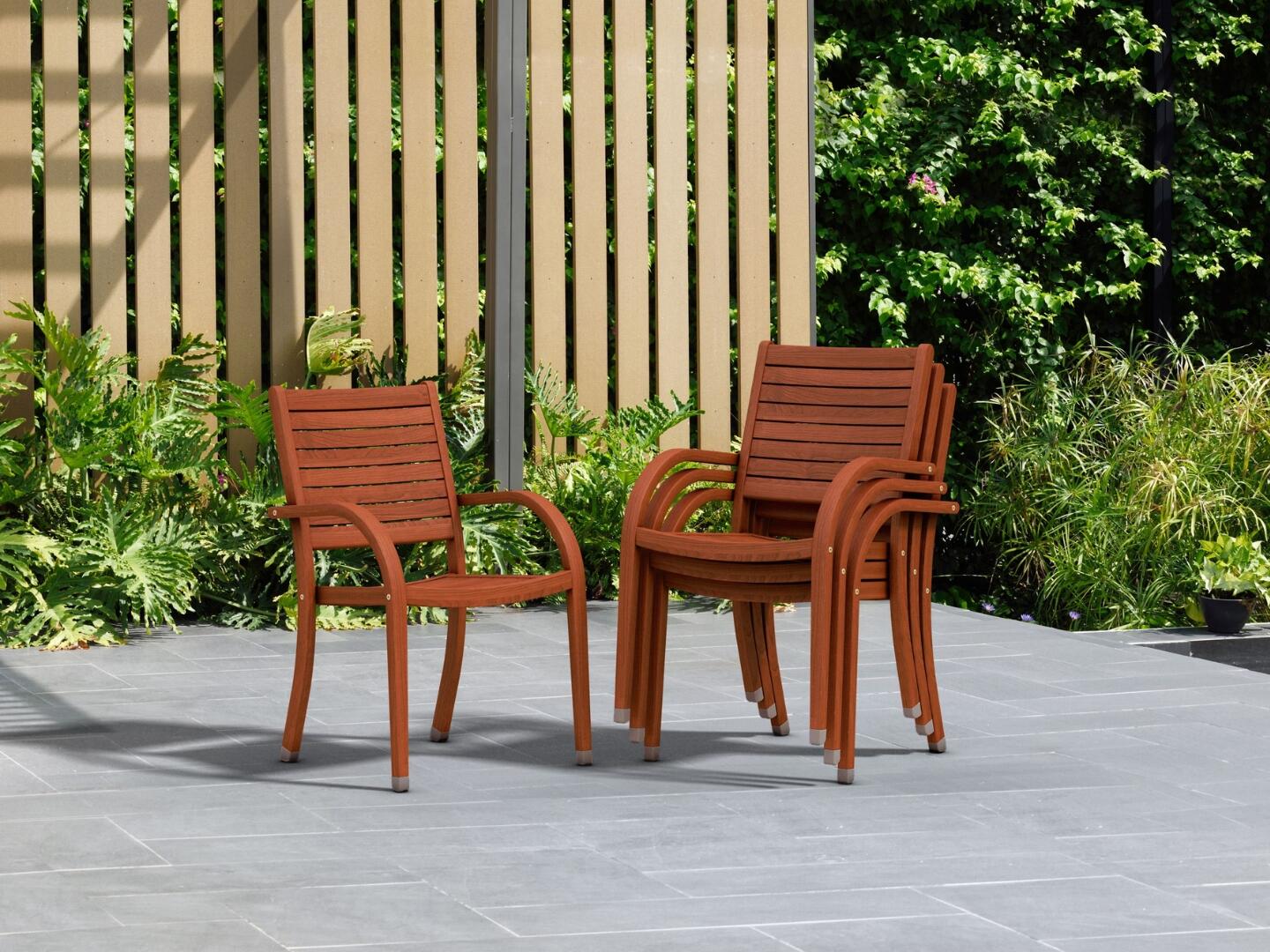 Amazonia Whitehaven Outdoor Extendendable Dining Table and 10 Chairs, , large