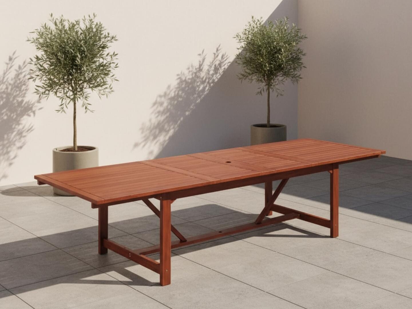 Amazonia Whitehaven Outdoor Extendendable Dining Table and 12 Chairs, , large