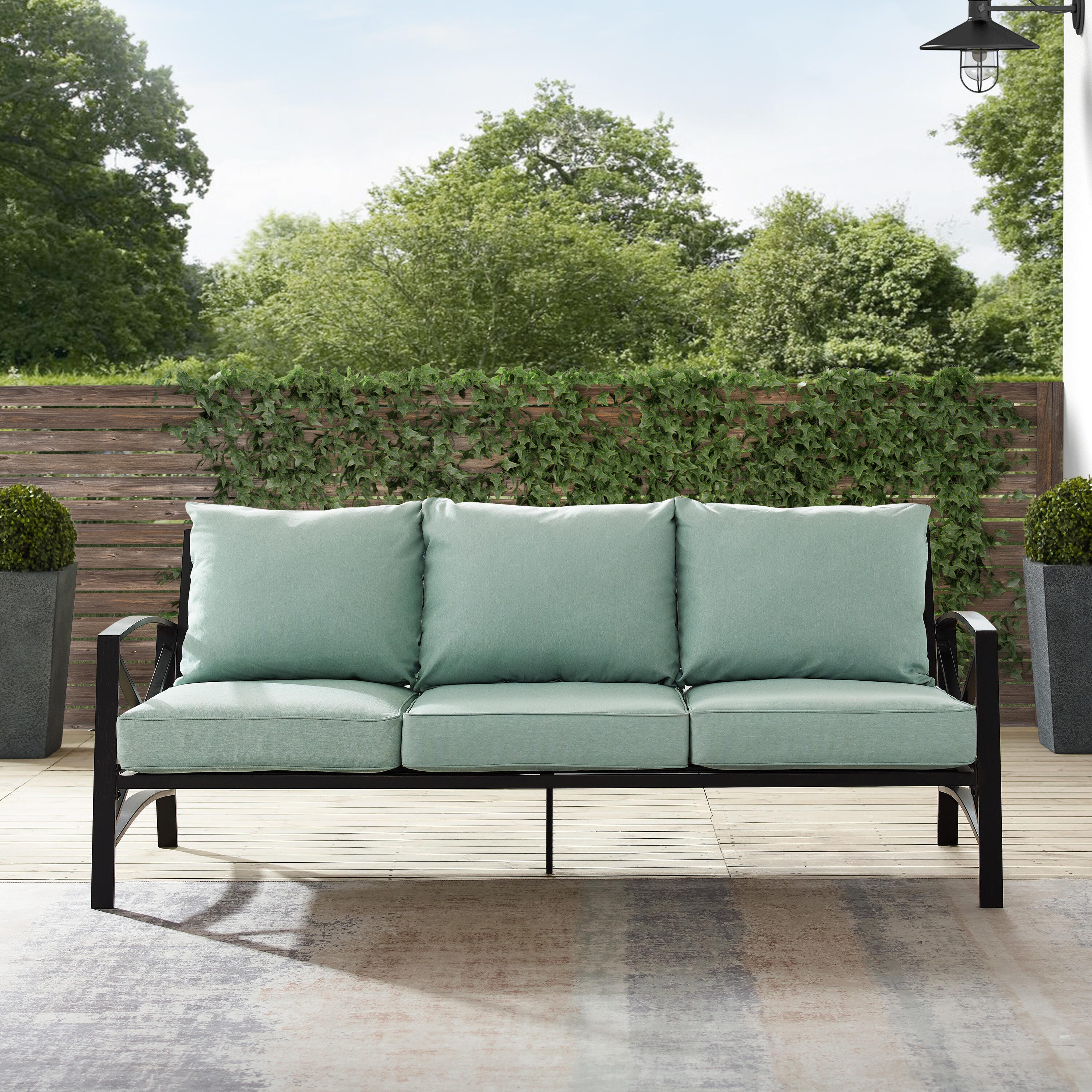 Kaplan Outdoor Sofa, Mist, large