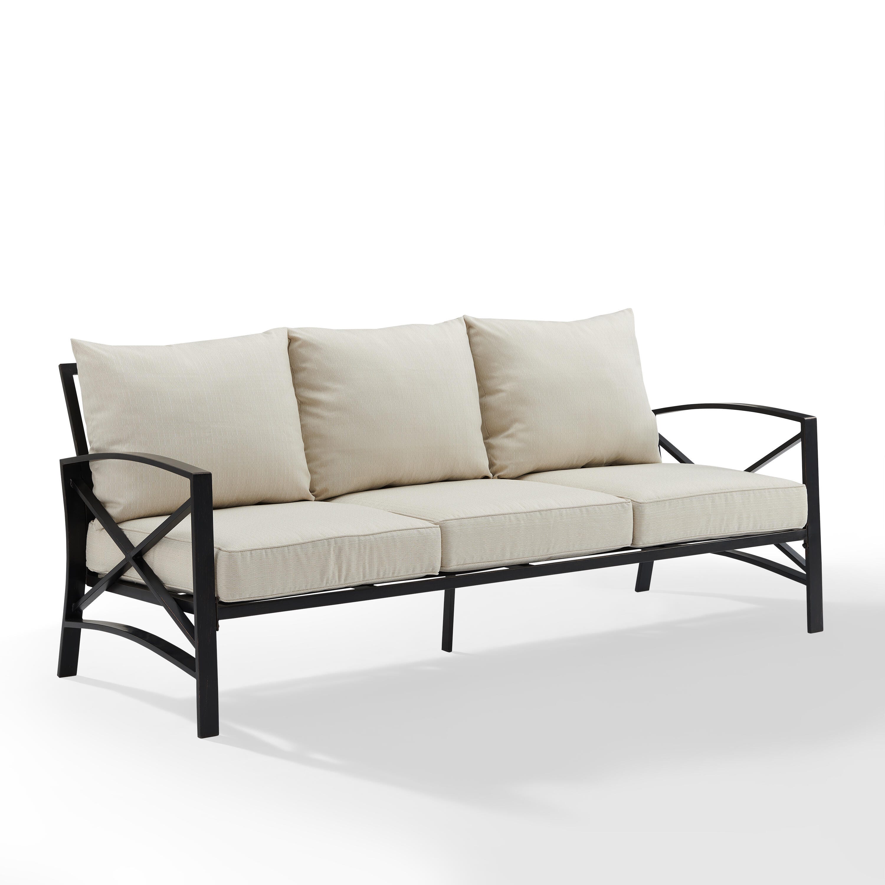 Kaplan Outdoor Sofa, Oatmeal, large