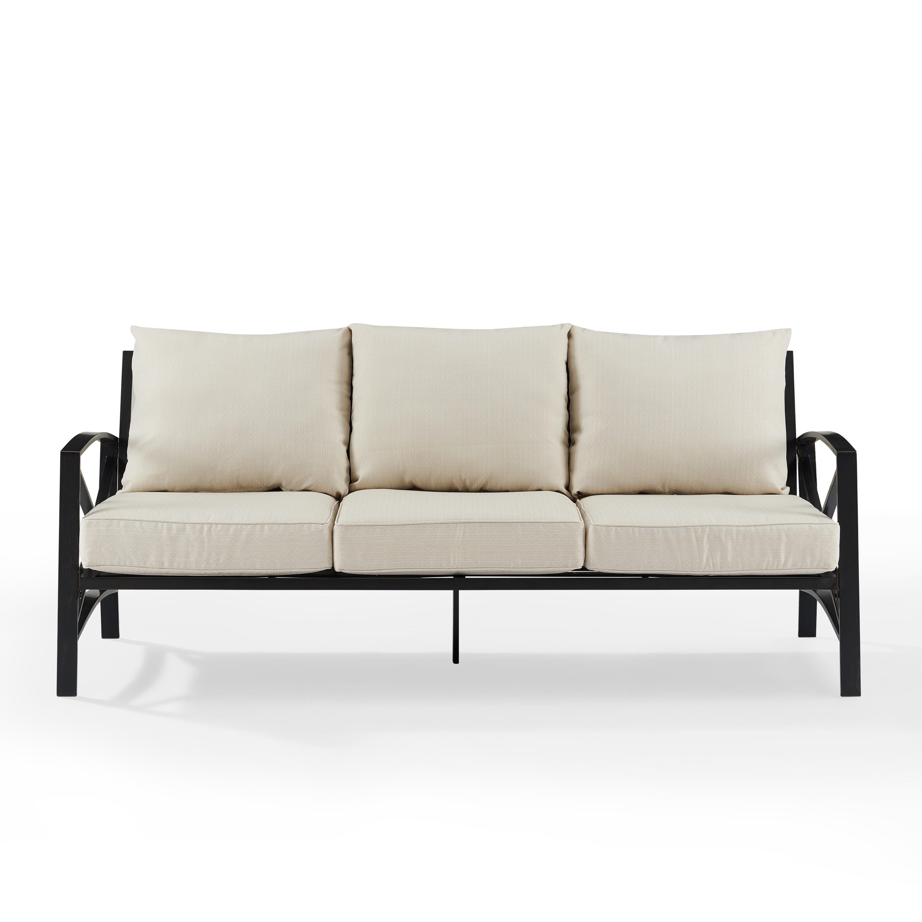Kaplan Outdoor Sofa, Oatmeal, large