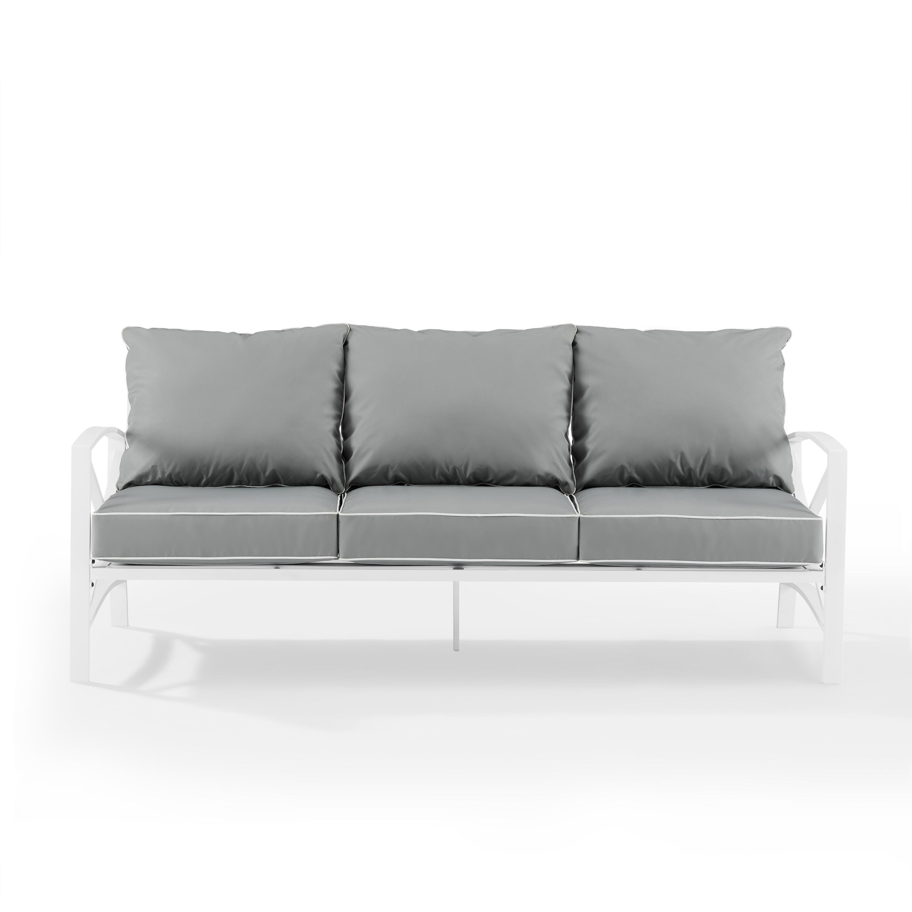 Kaplan Outdoor Sofa, Gray, large