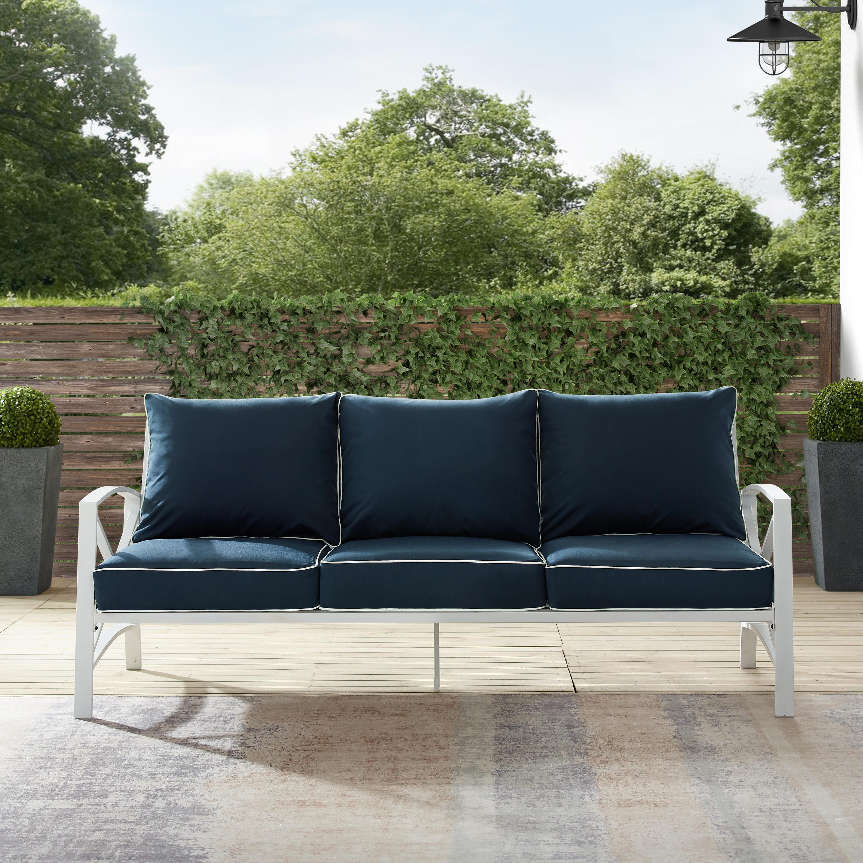 Kaplan Outdoor Sofa, Navy, large