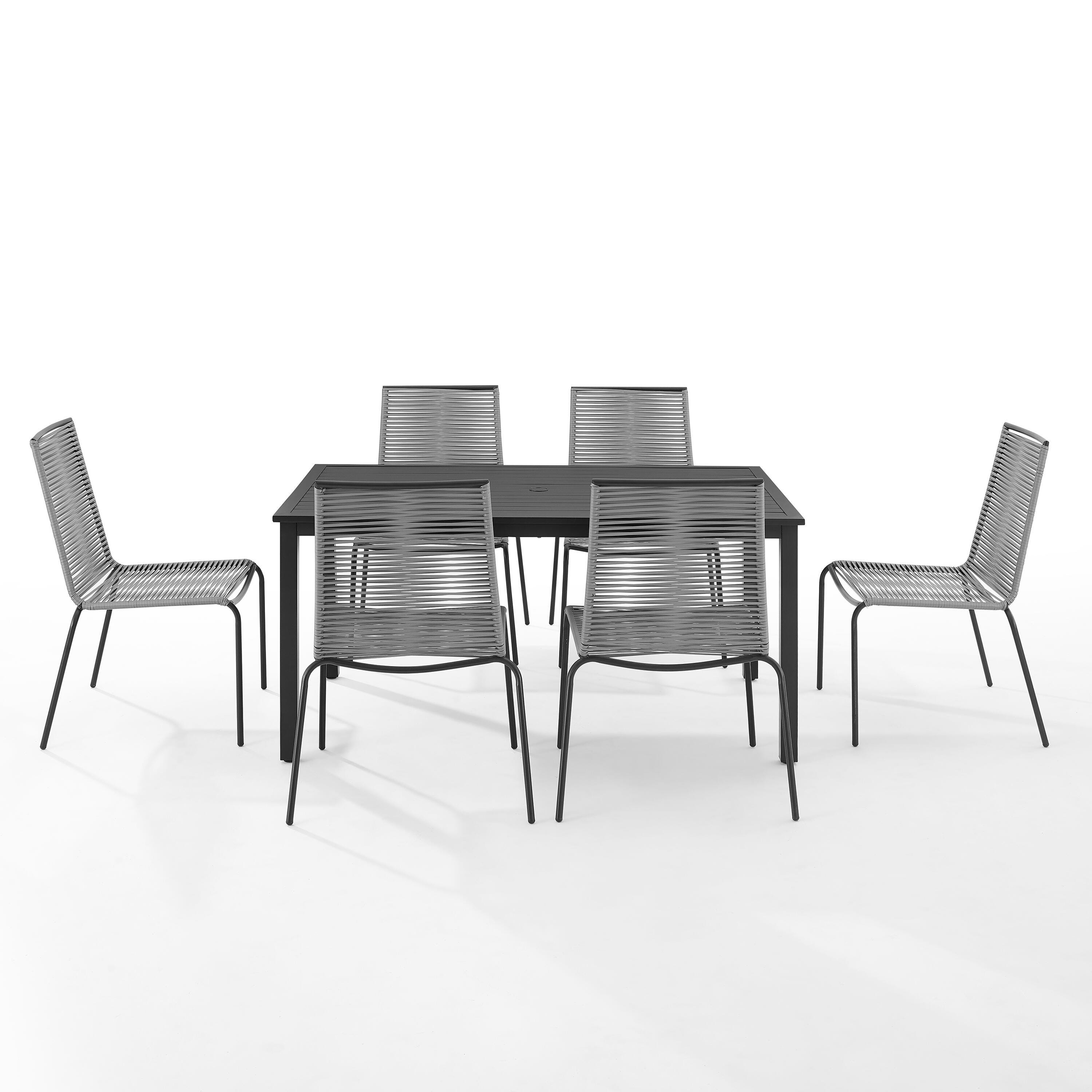 Fenton Outdoor Dining Table with 6 Chairs, , large