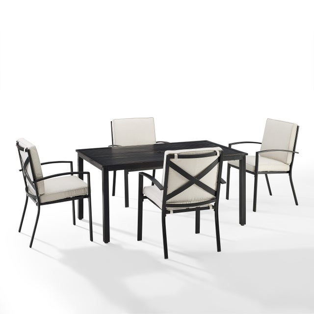 Kaplan Outdoor Dining Table with 4 Chairs