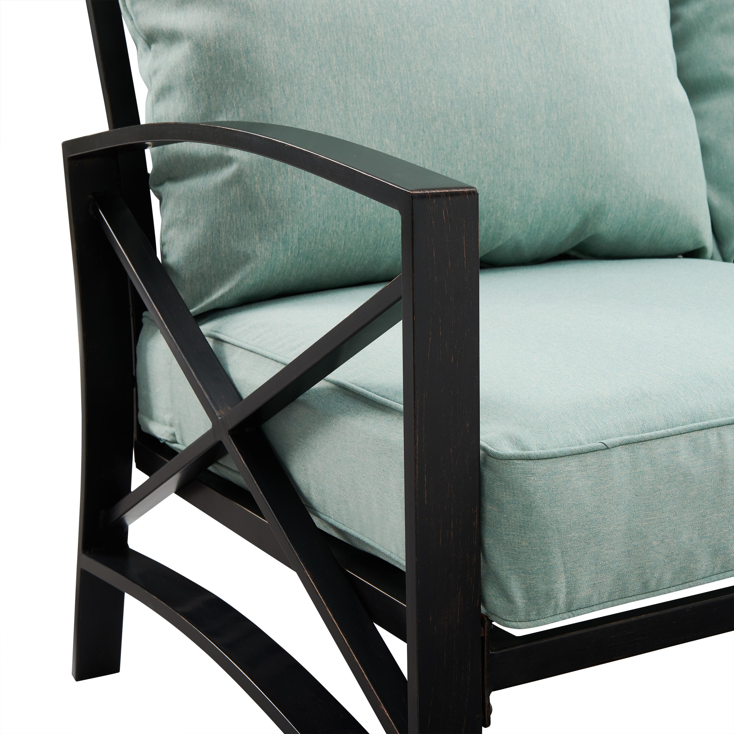 Kaplan Outdoor Sofa with 2 Chairs, Mist, large