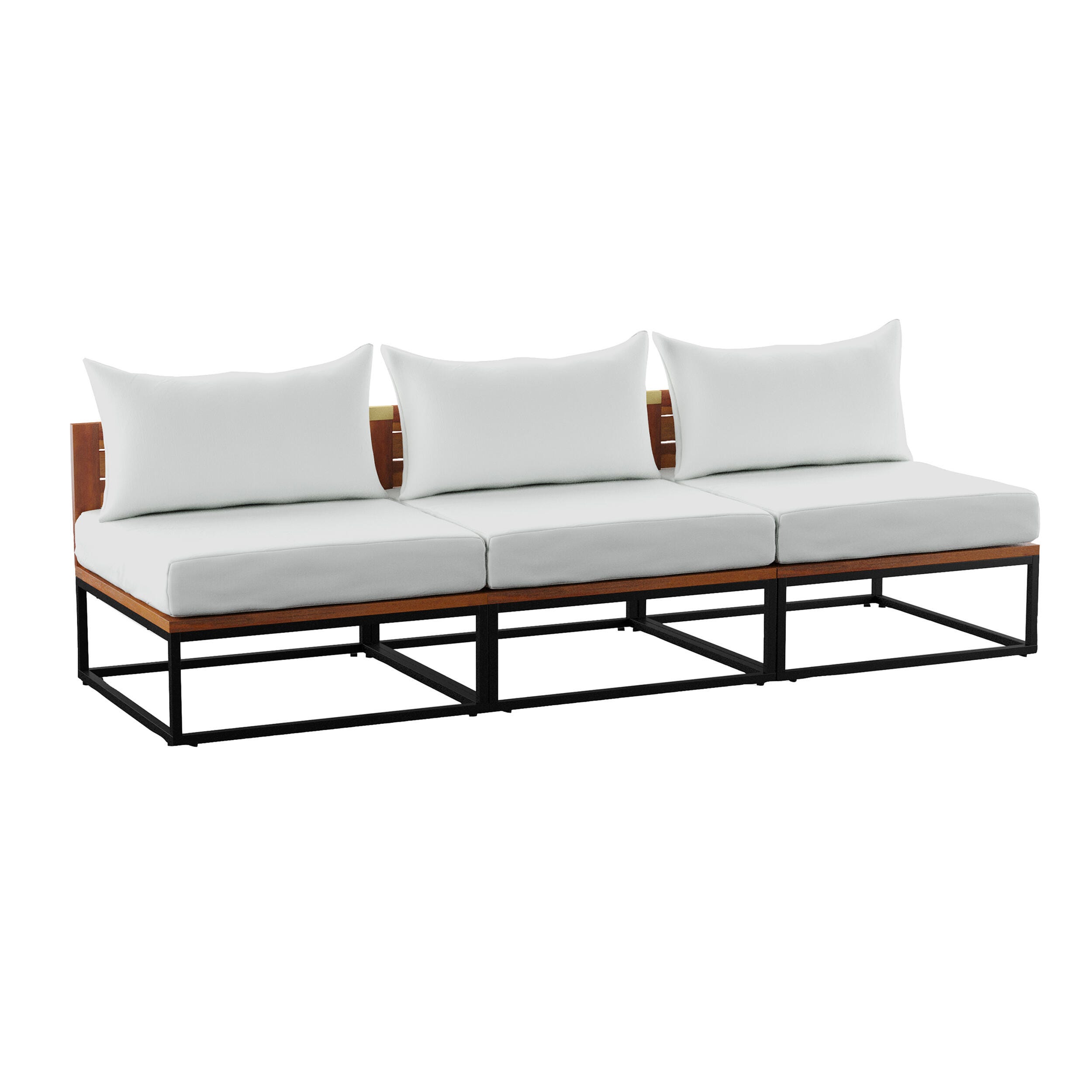 SEI Furniture Keller Modular Outdoor Sofa w/ Cushions, , large