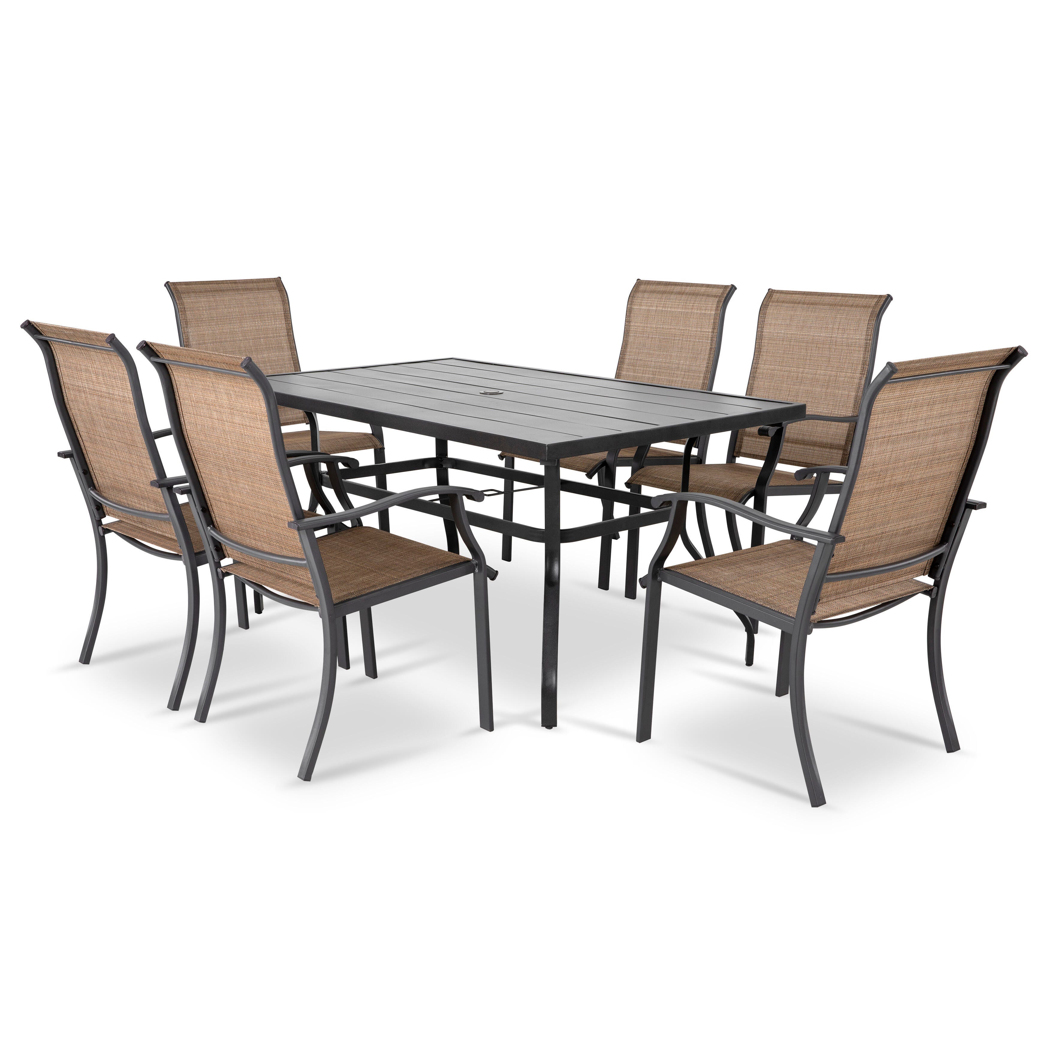 Nuu Garden Outdoor Dining Table and 6 Chairs