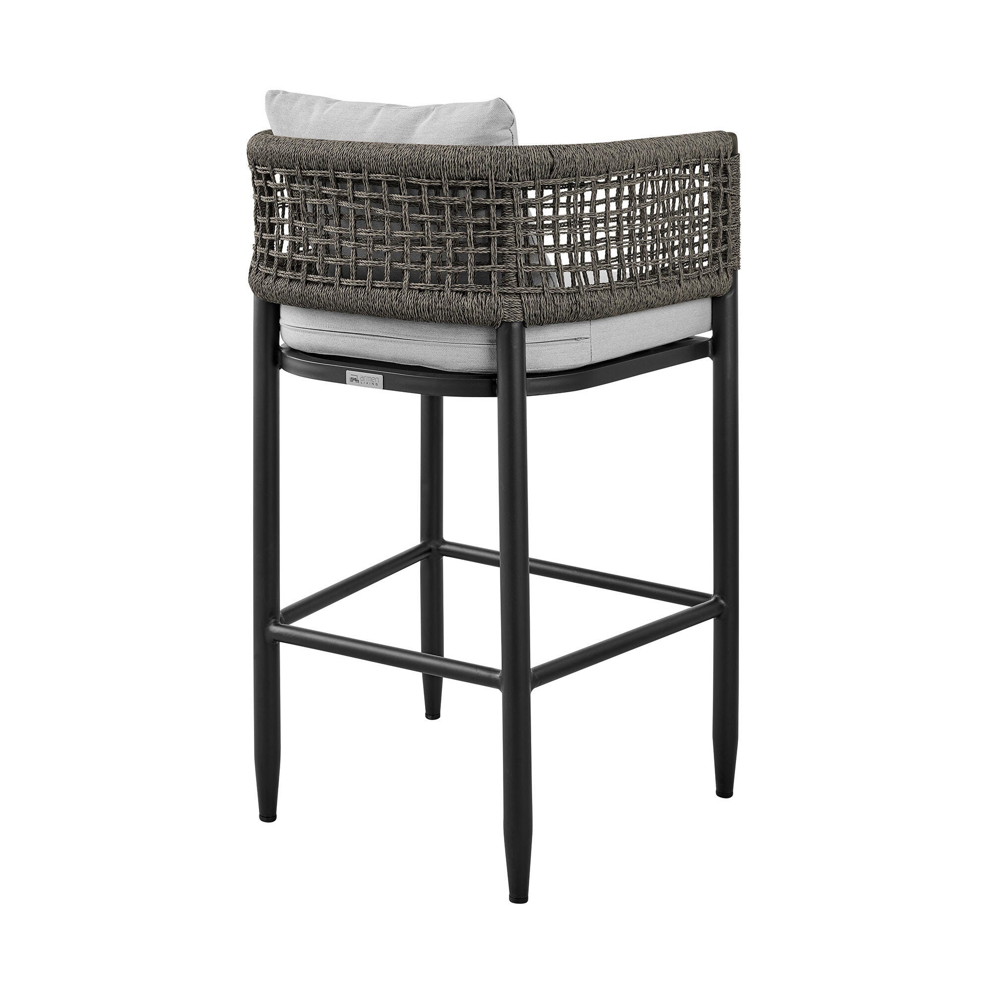 Alegria Outdoor Patio Bar Table and 4 Bar Stools, , large