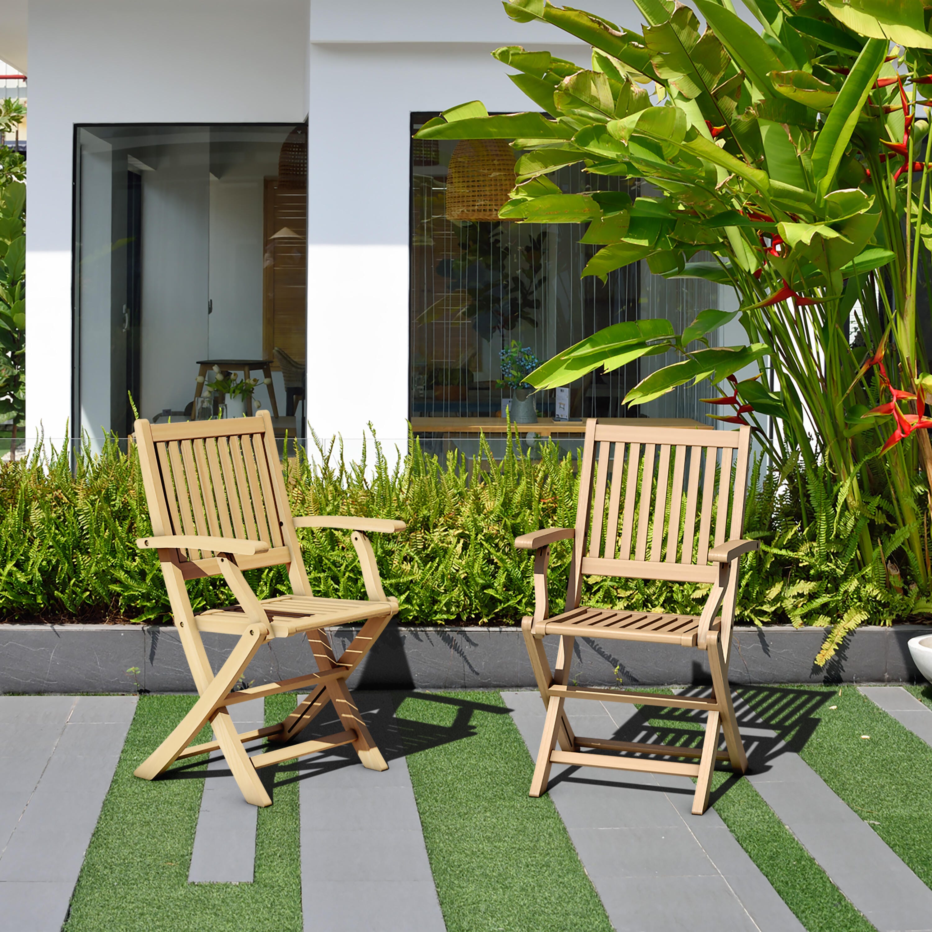 Palu Folding Arm Chair (Set of 2), , swatch
