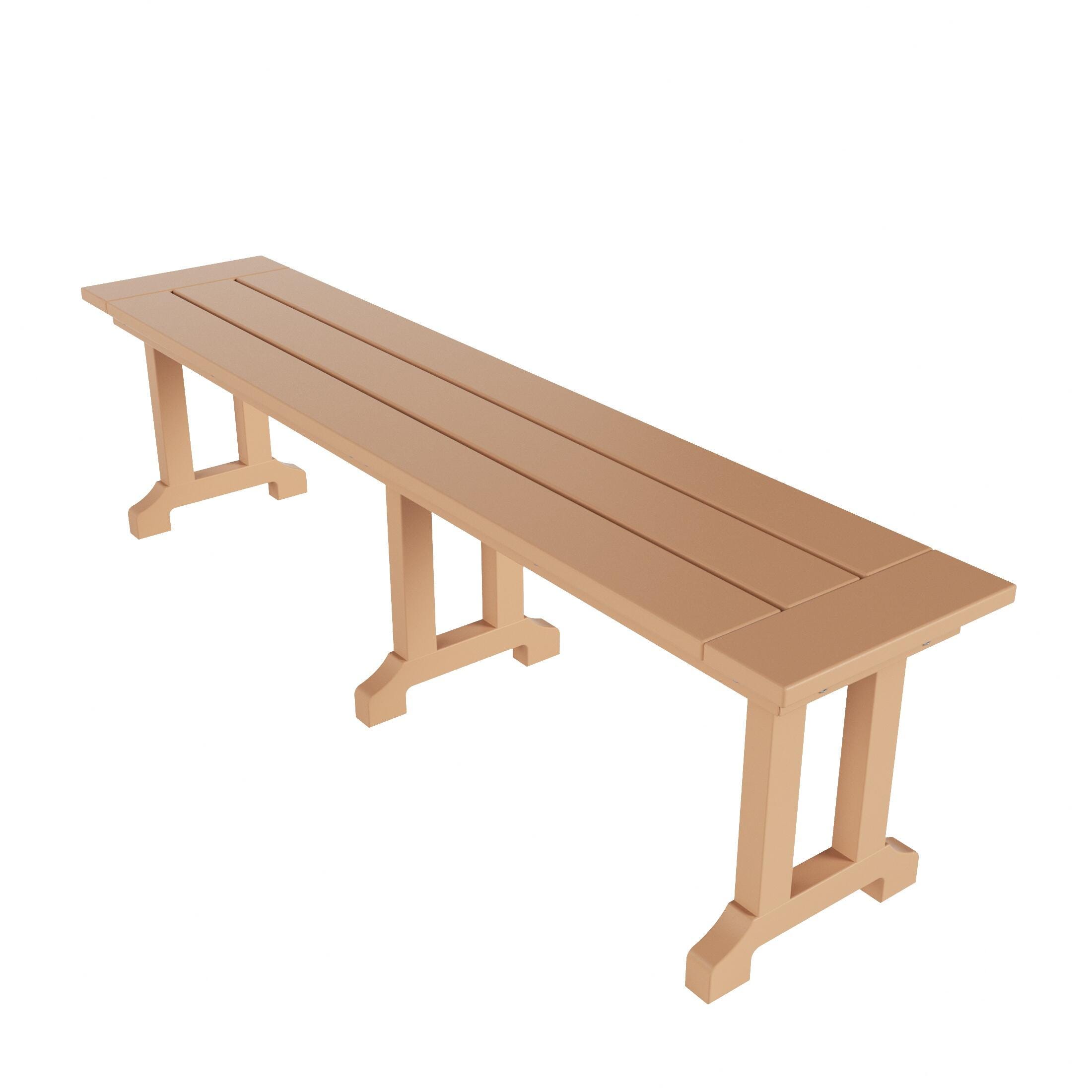 Laguna Outdoor Square Table and 4 Armchairs and Bench, Teak, large