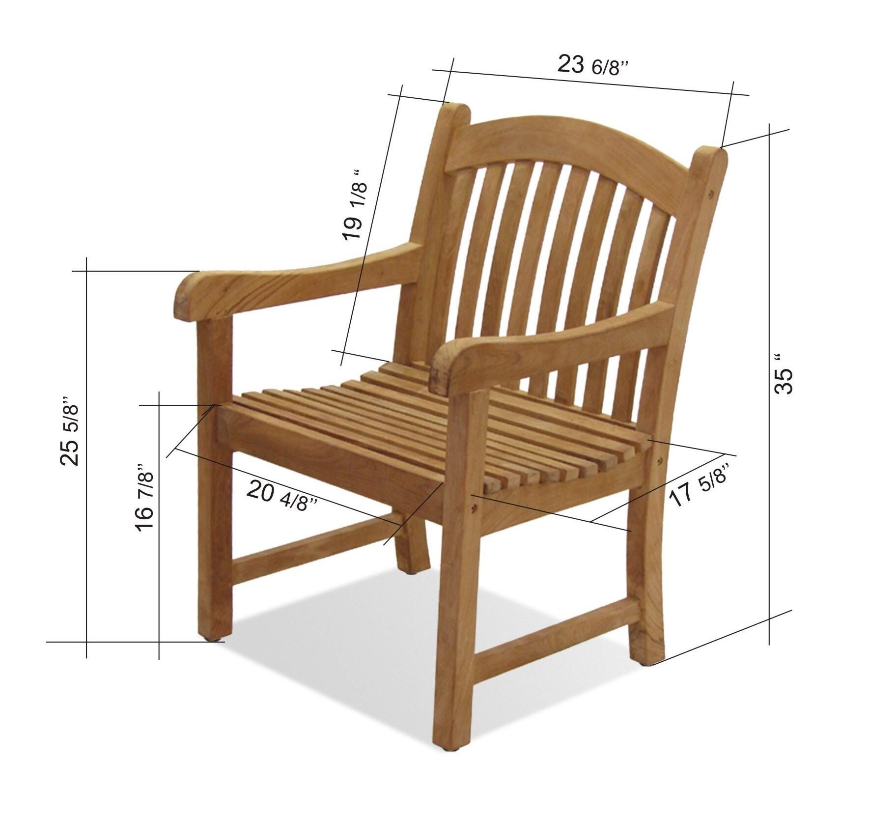 Sumbawa Teak Arm Chair, , large