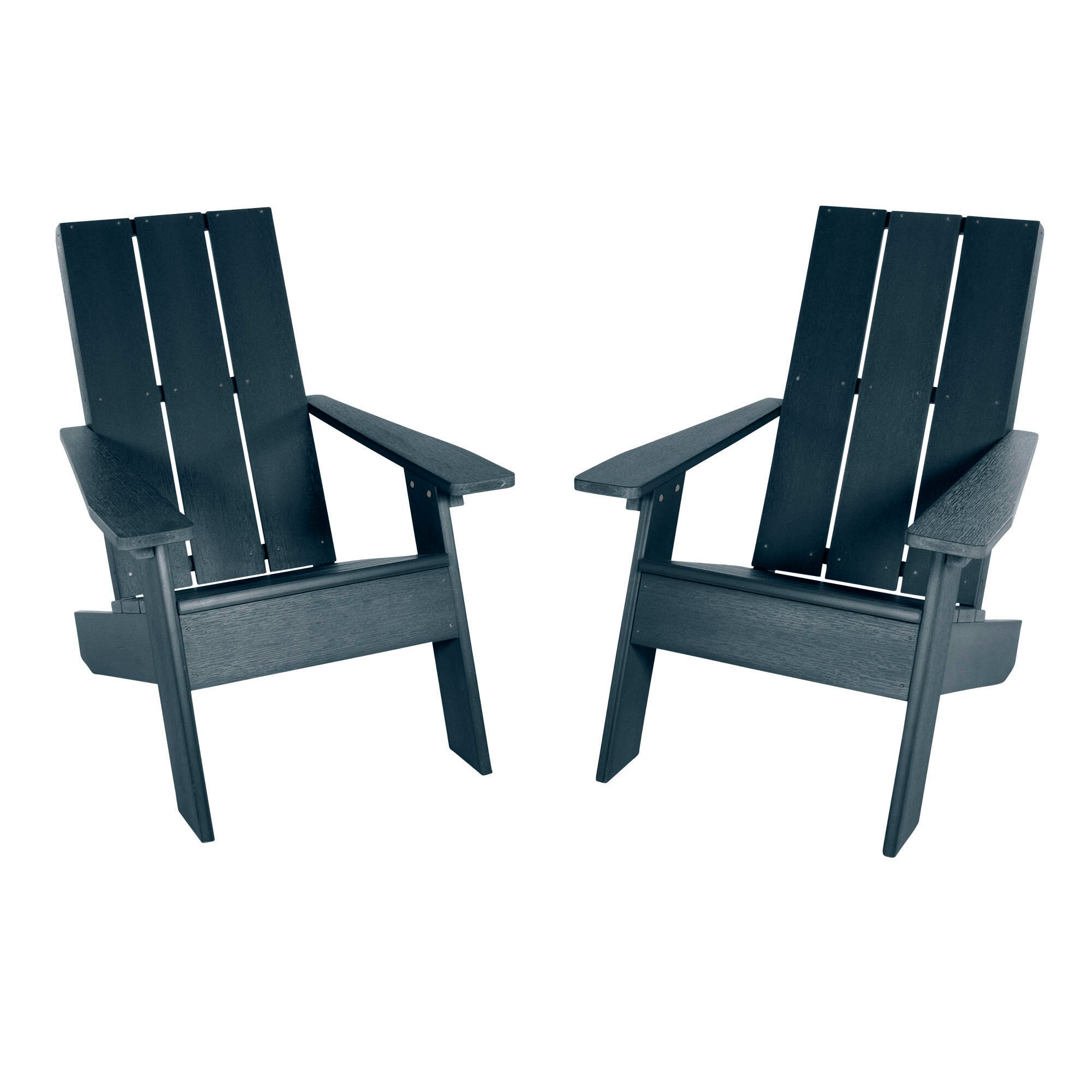 Highwood Italica Outdoor Adirondack Chair (Set of 2), Federal Blue, large