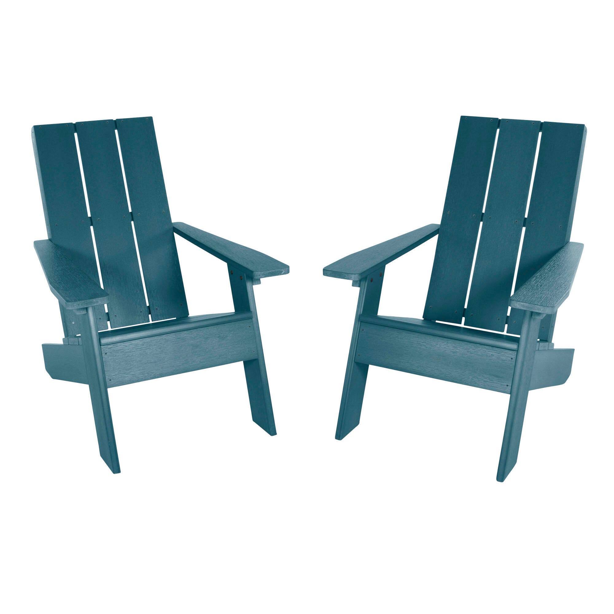 Highwood Italica Outdoor Adirondack Chair (Set of 2), Nantucket Blue, large