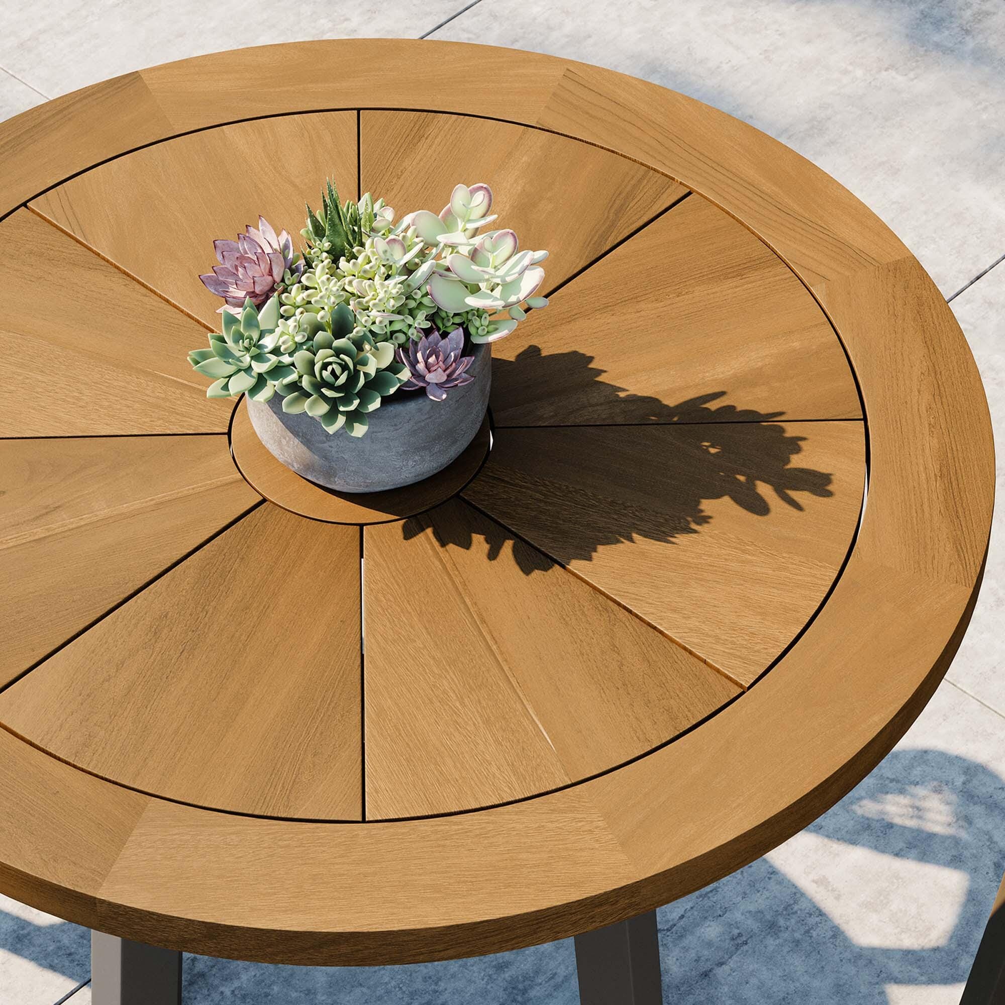 Modway Meadow Outdoor Dining Table, , large