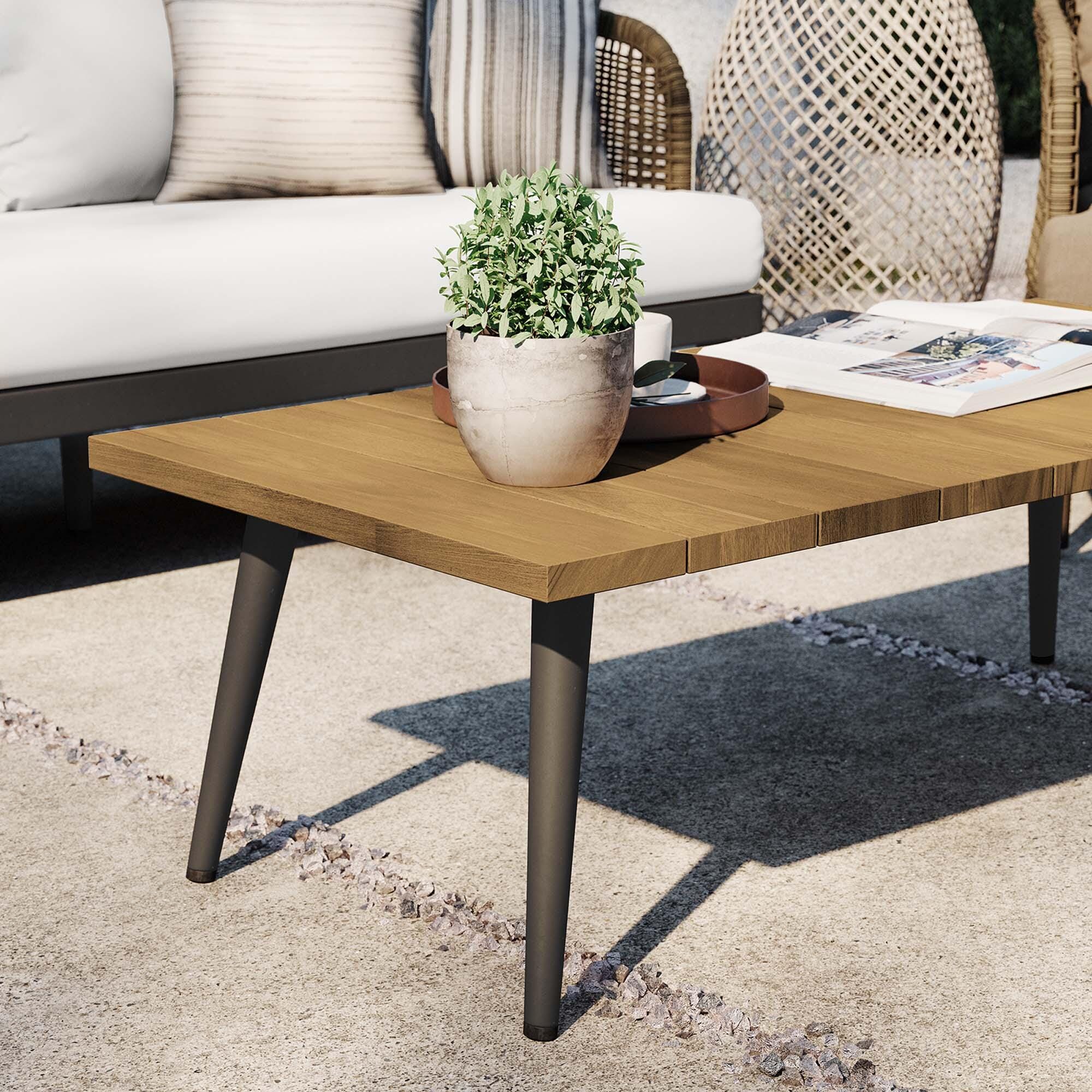 Modway Meadow Outdoor Coffee Table, , large