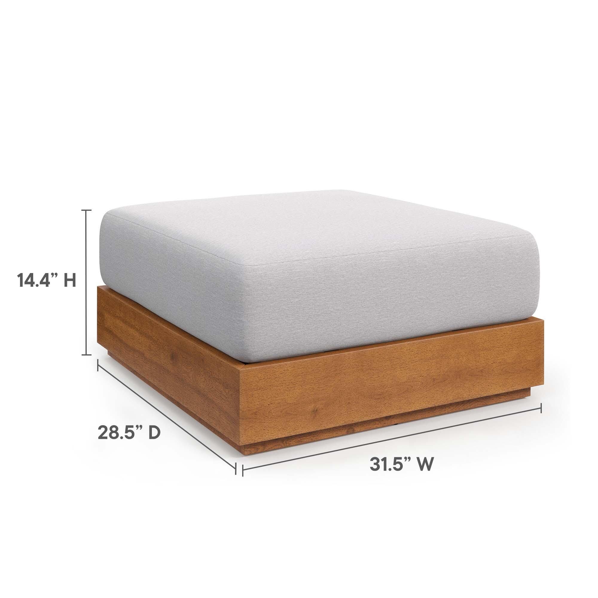 Modway Tahoe Outdoor Armchair and Ottoman Set, , large