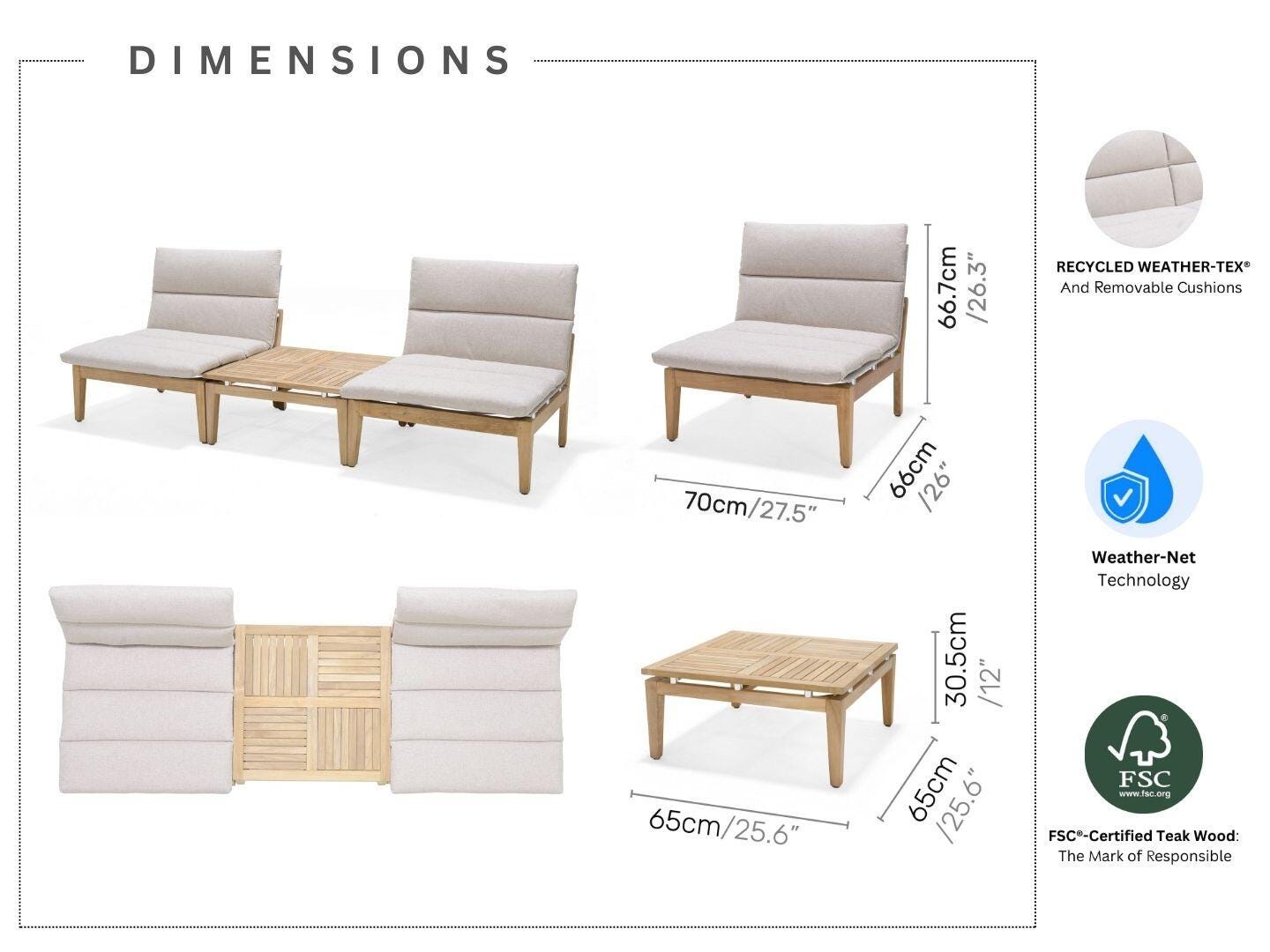 Seychelles 2 Loveseats and Coffee Table, , large