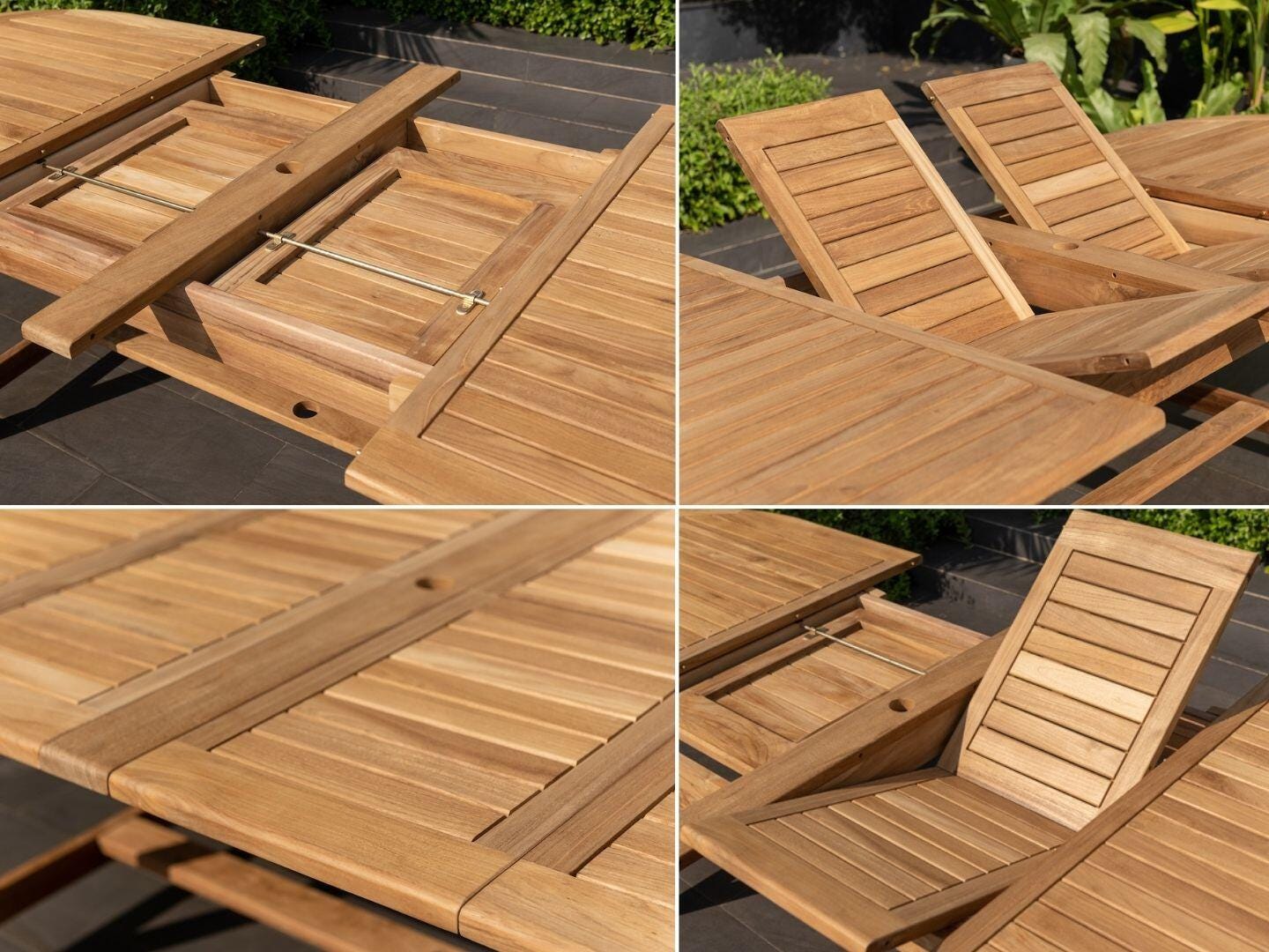 Lanikai Outdoor Extendable Dining Table and 10 Chairs, , large