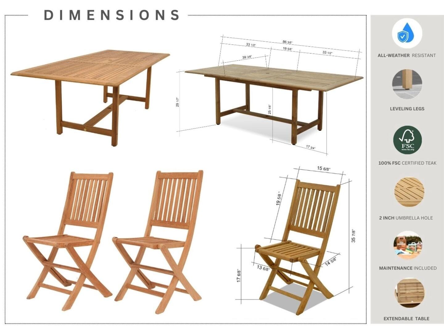 Waikiki Outdoor Extendable Dining Table and 10 Chairs, , large