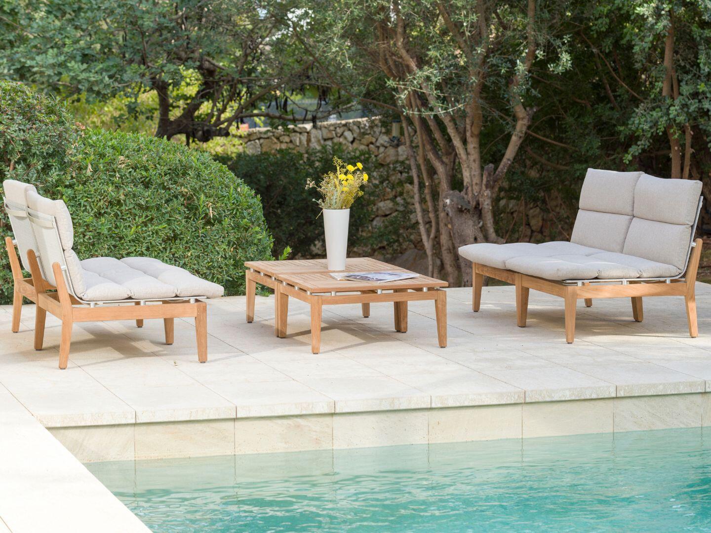 Seychelles 4 Lounge Chairs and 2 Coffee Tables, , large
